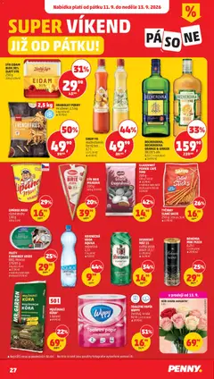 Náhled letáku HRANOLKY PENNY mražené, Hranolky mražené, 2,5 kg od 09.09.2026 | Strana: 27