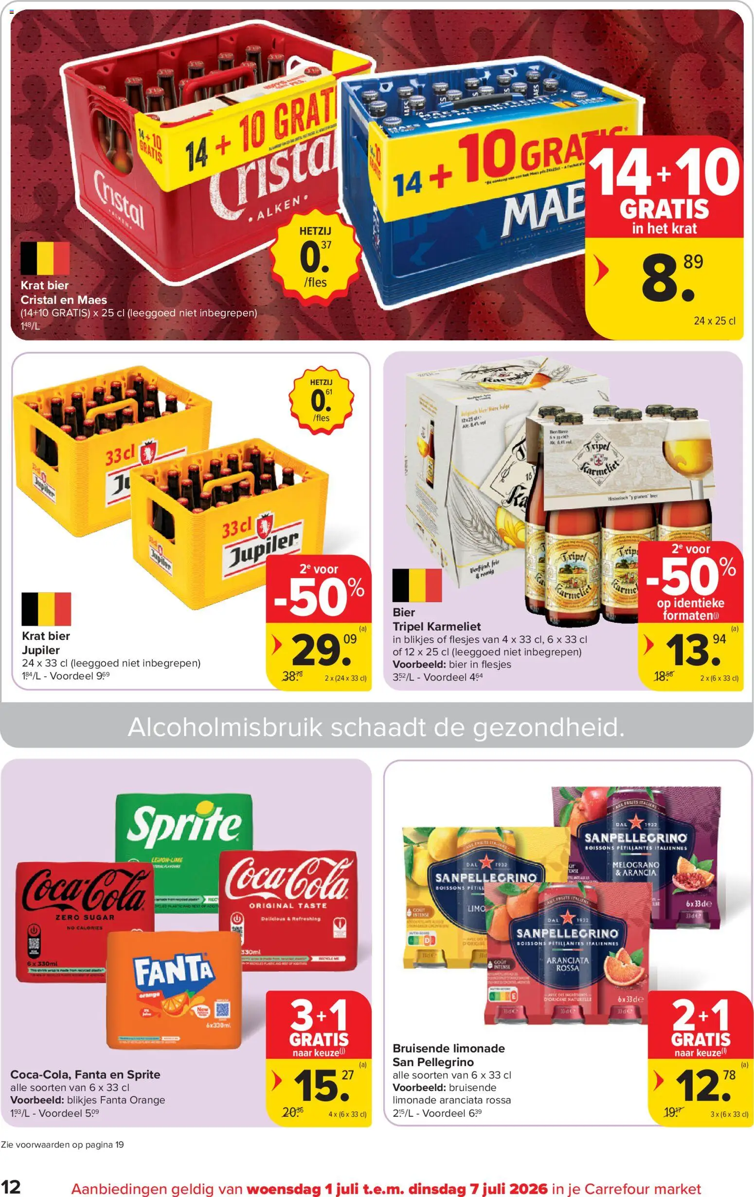{H1} | Pagina: 12 | Producten: Bier, Fanta, Granen, Sprite