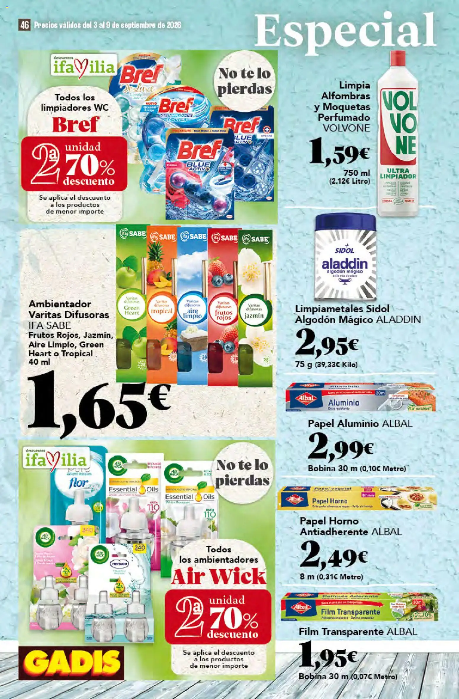 Gadis folleto │ válido desde el 03/09/2026 | Página: 46 | Productos: Frutos rojos, Té, Horno, Ambientador