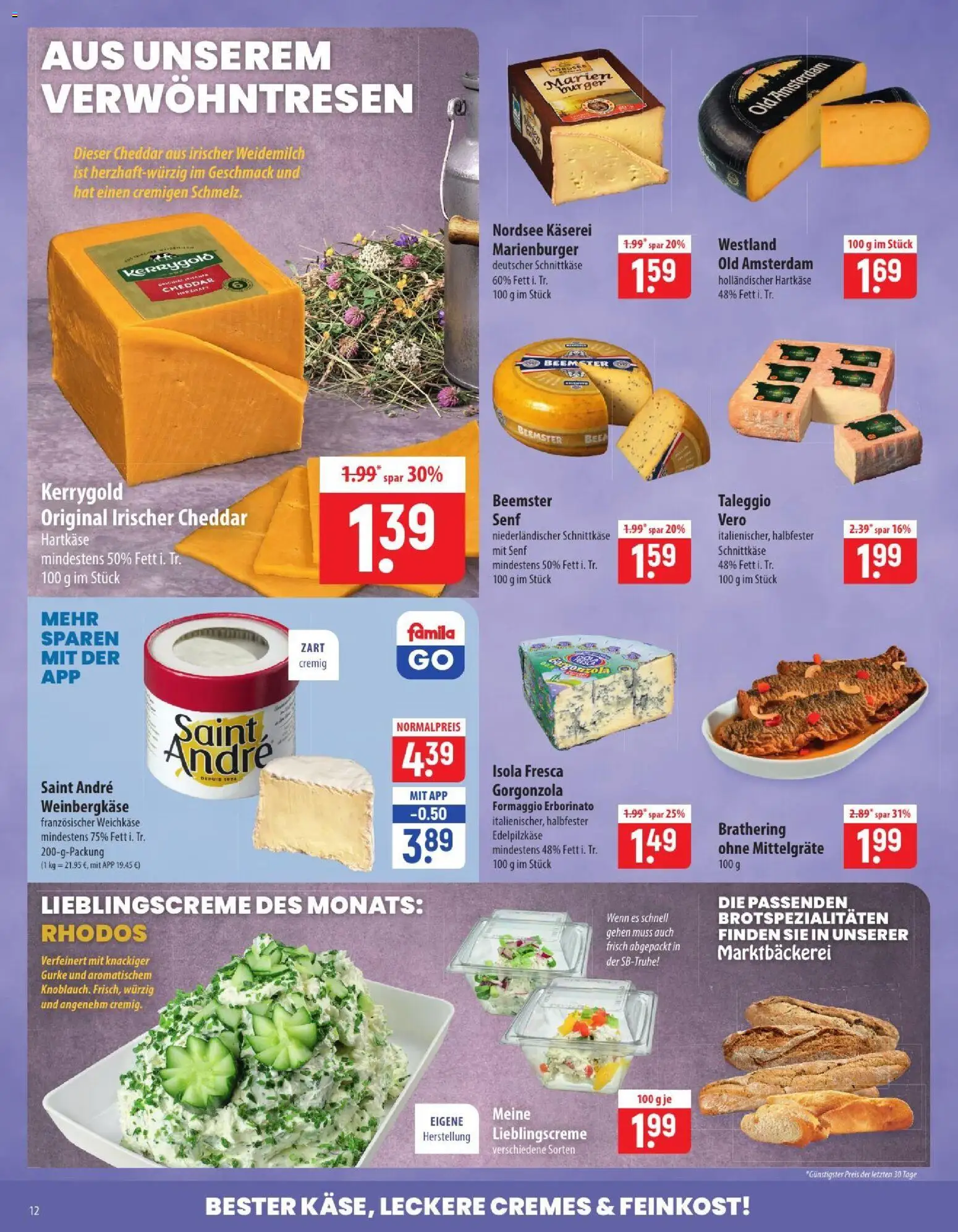 Famila Prospekt – gültig ab 06.07.2026 | Seite: 12 | Produkte: Burger