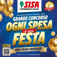 Anteprima del volantino SISA volantino valido a partire dal 24/09/2026