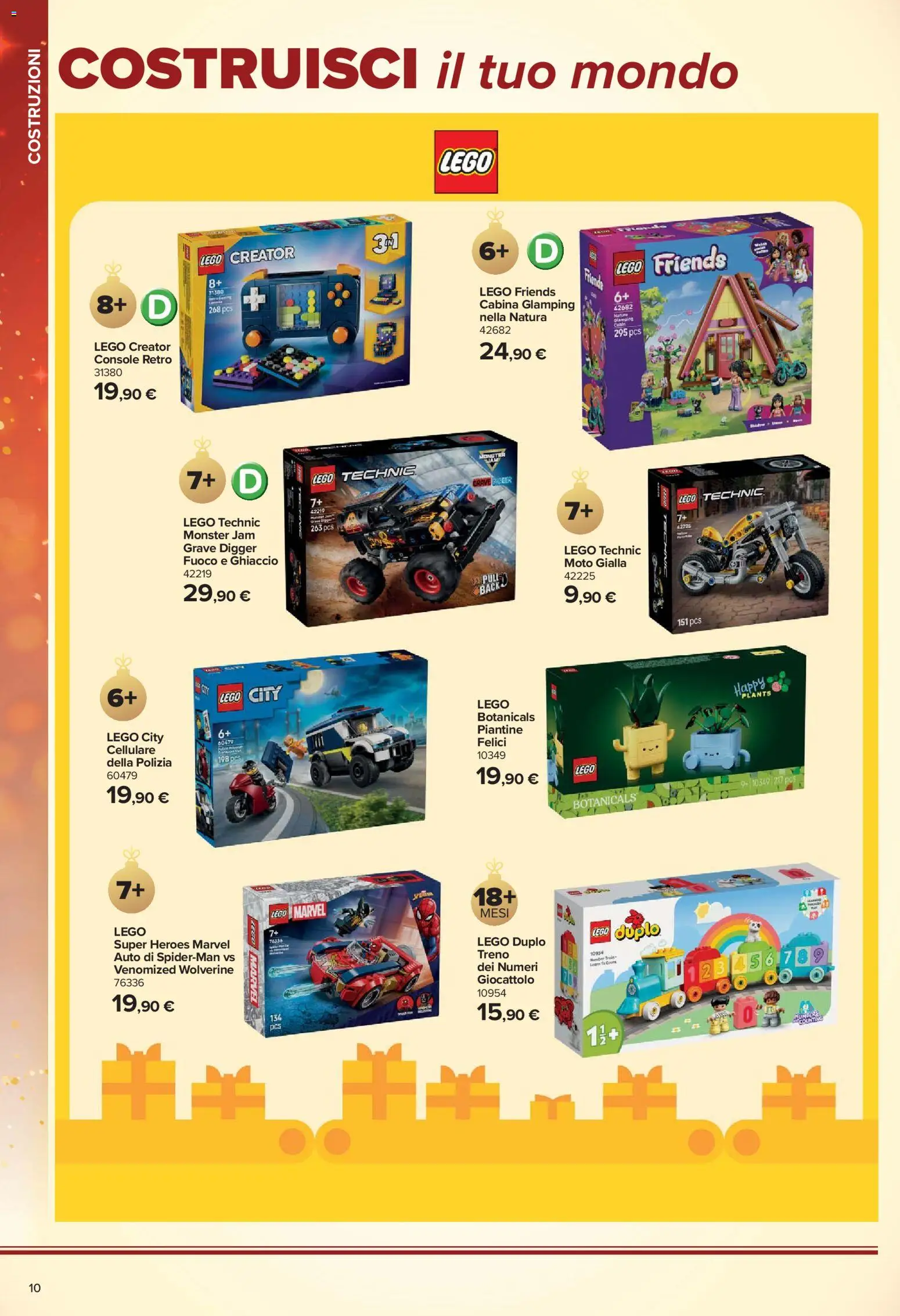 Volantino Carrefour del 23/10/2026 | Pagina: 10 | Prodotti: LEGO DUPLO, Cellulare, Ghiaccio, LEGO