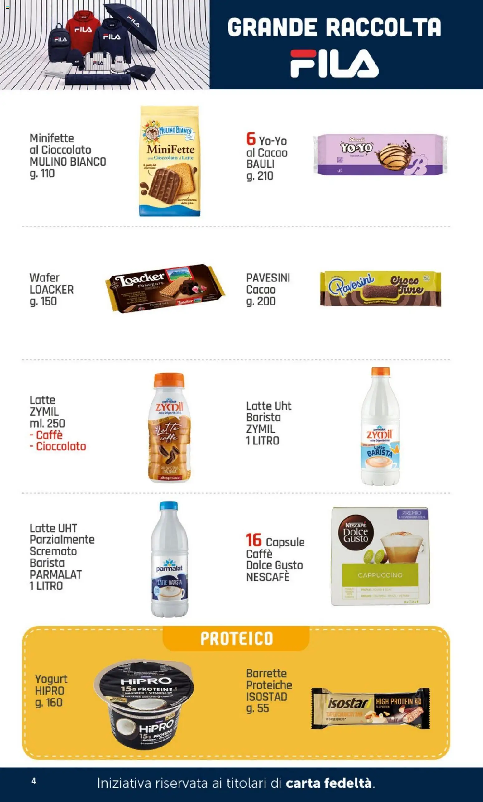 Volantino DOK del 07/09/2026 | Pagina: 4 | Prodotti: Yogurt, Caffè, Latte, Cacao