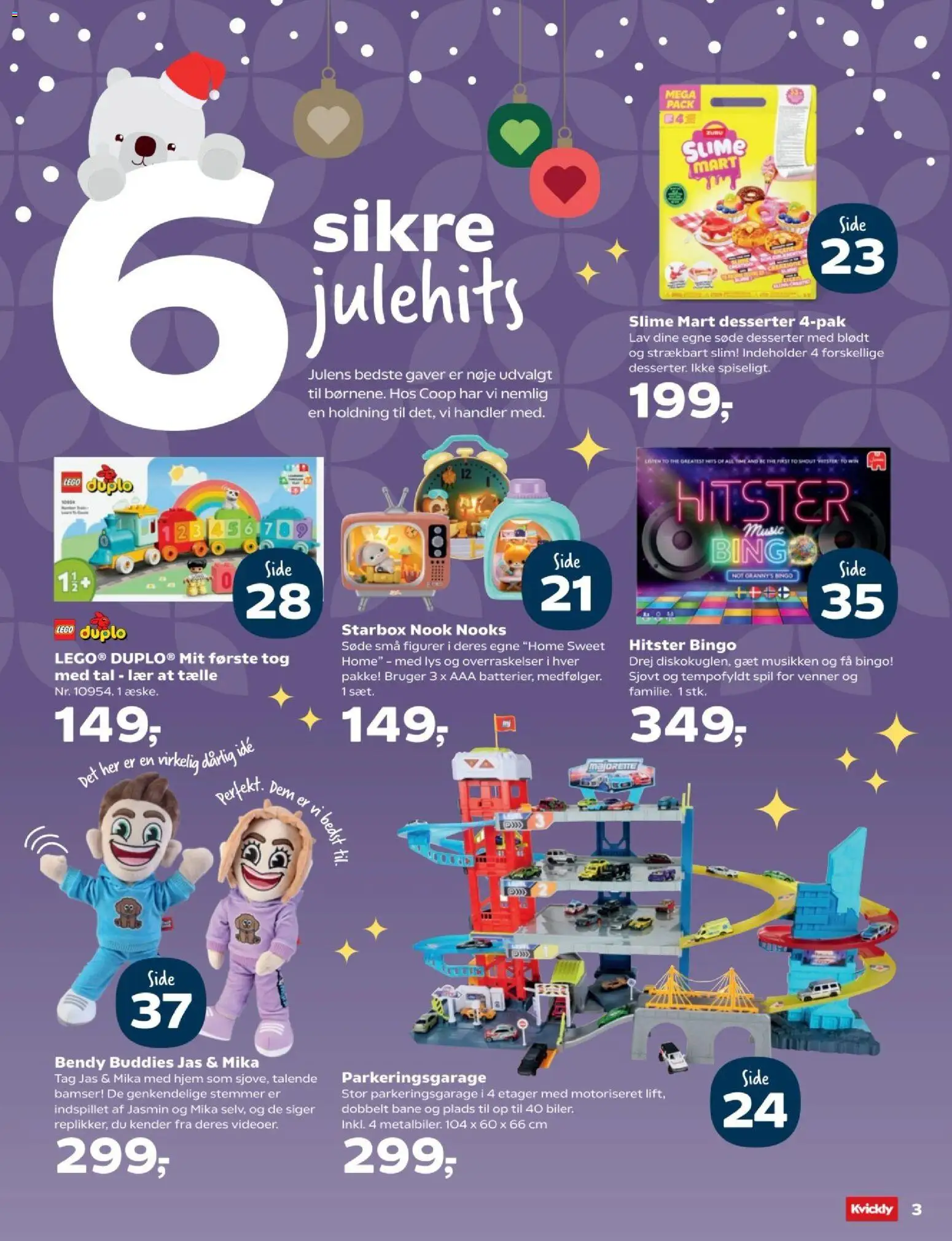 Kvickly tilbudsavis – gyldig fra 09/10/2026 | Side: 3 | Produkter: Søm, Spil
