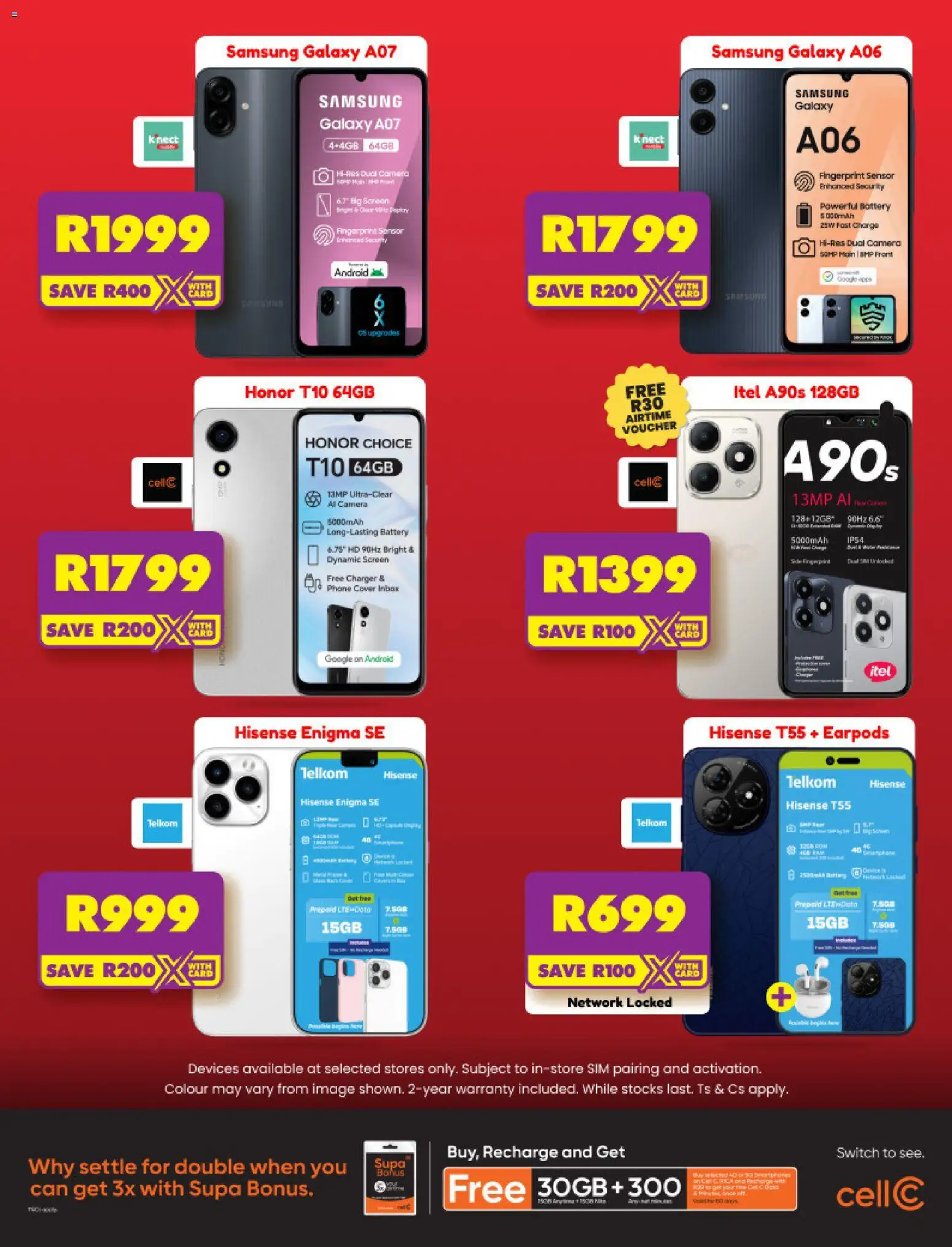 New Shoprite catalogue – valid from 21/09/2026 | Page: 2 | Products: Cover, Phone, Camera, Battery