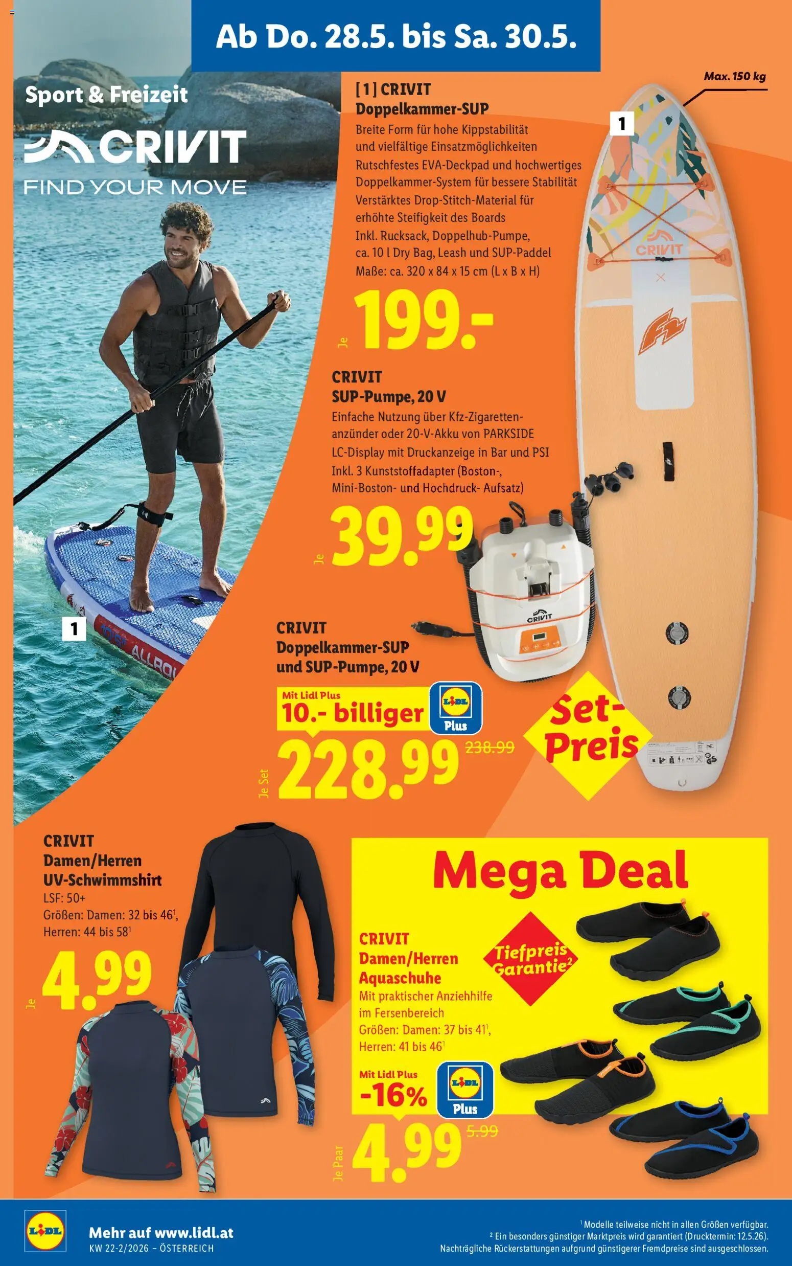 Lidl Flugblatt - Altenmarkt im Pongau, St. Johann im Pongau, Zell am See gültig ab 28.05.2026 | Seite: 22