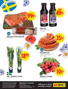Matöppet erbjudanden - Förhandsvisning av reklamblad från butik Matöppet aktuell från 15.06.2026 | Sida: 4 | Produkter: Fläskytterfilé, Gräslök, Kruka, Chili
