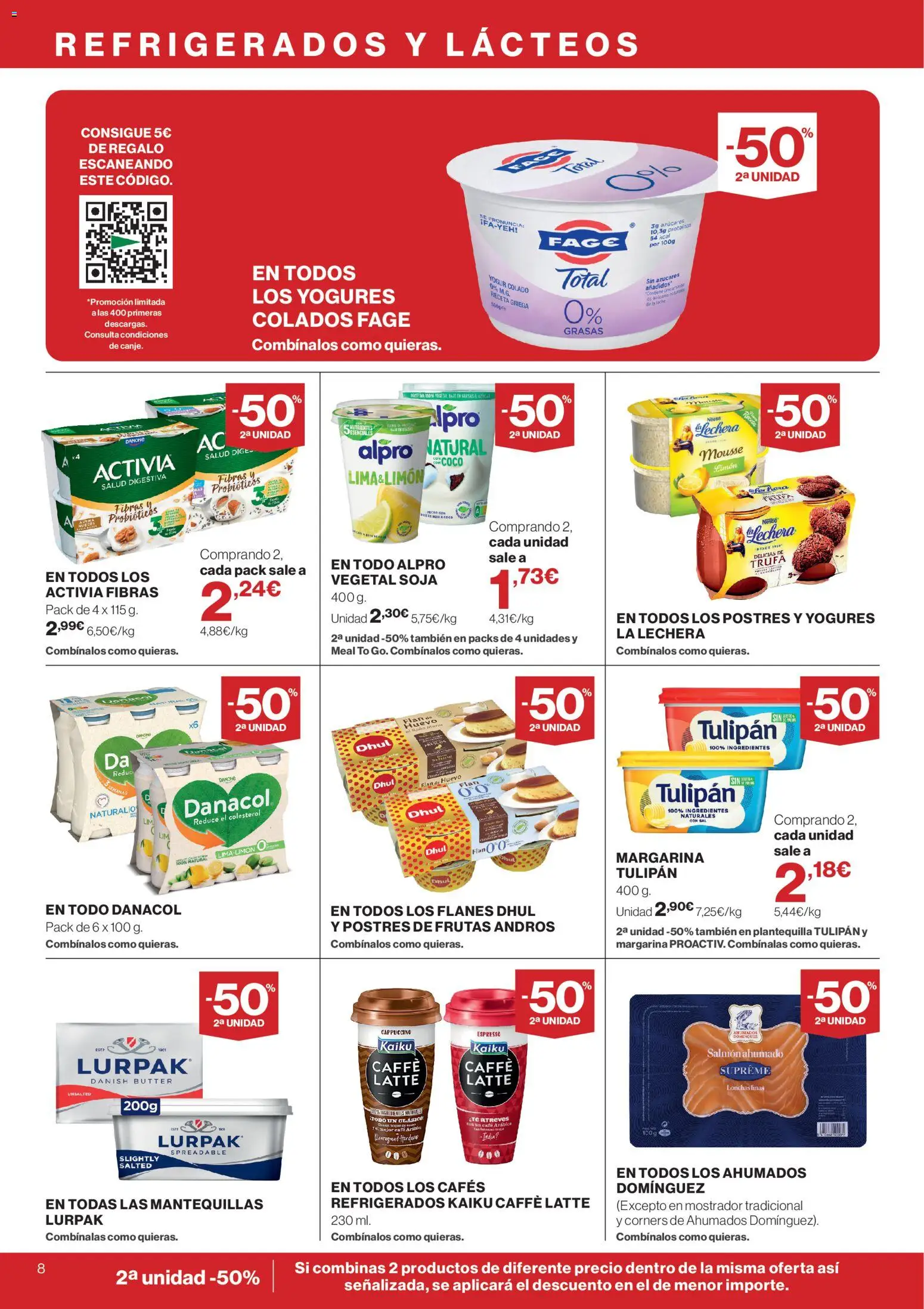 El Corte Inglés ofertas │ válido desde el 10/09/2026 | Página: 8 | Productos: Ingredientes, Salmón, Mouse, Probióticos