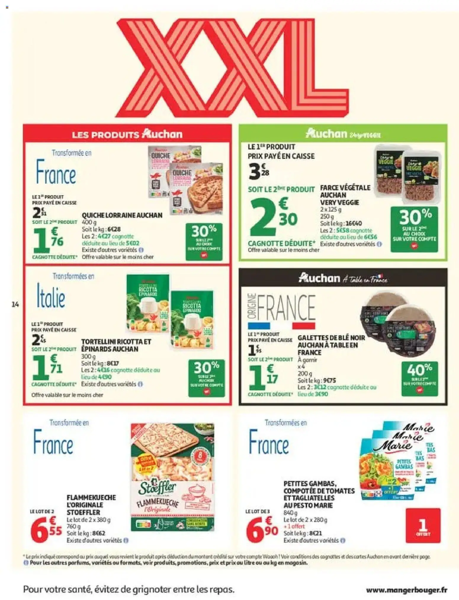 {H1} | Page: 14 | Produits: Pesto, Table, Blé, Flammekueche