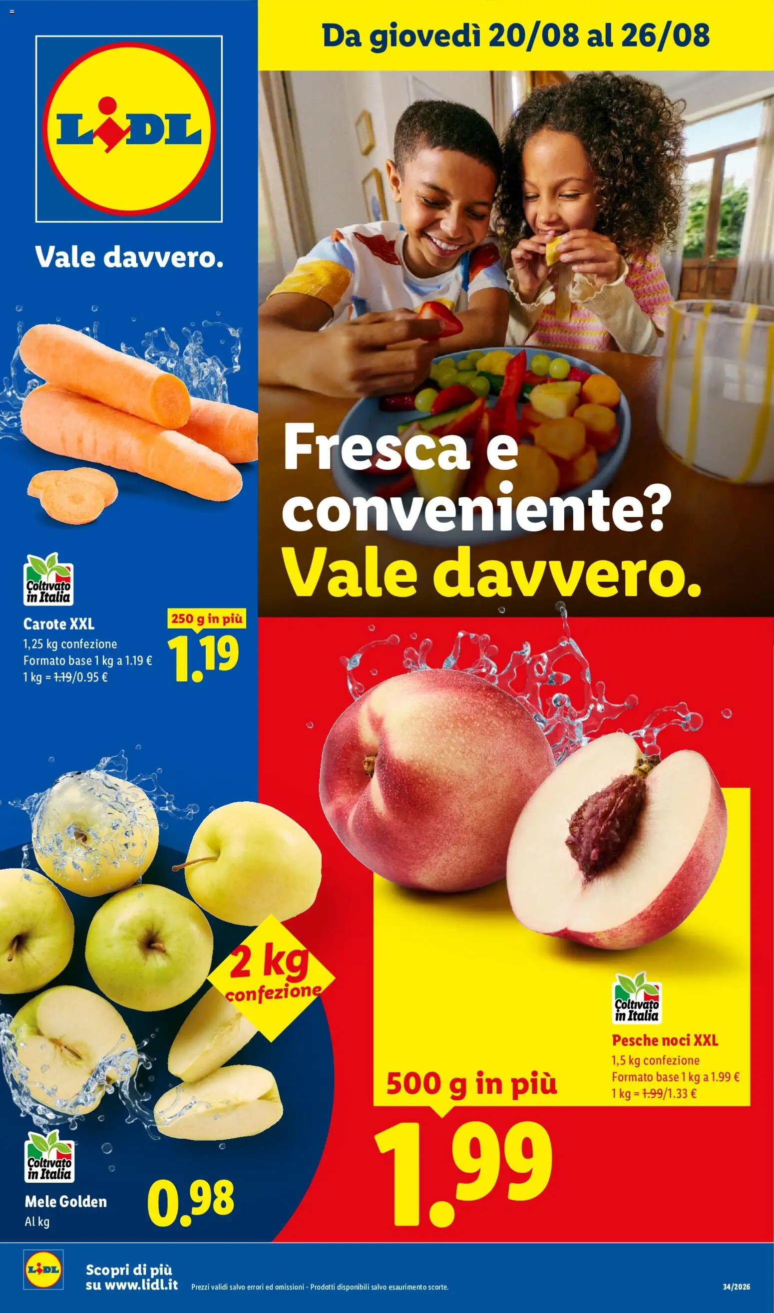 Volantino Lidl del 20/08/2026 | Pagina: 1