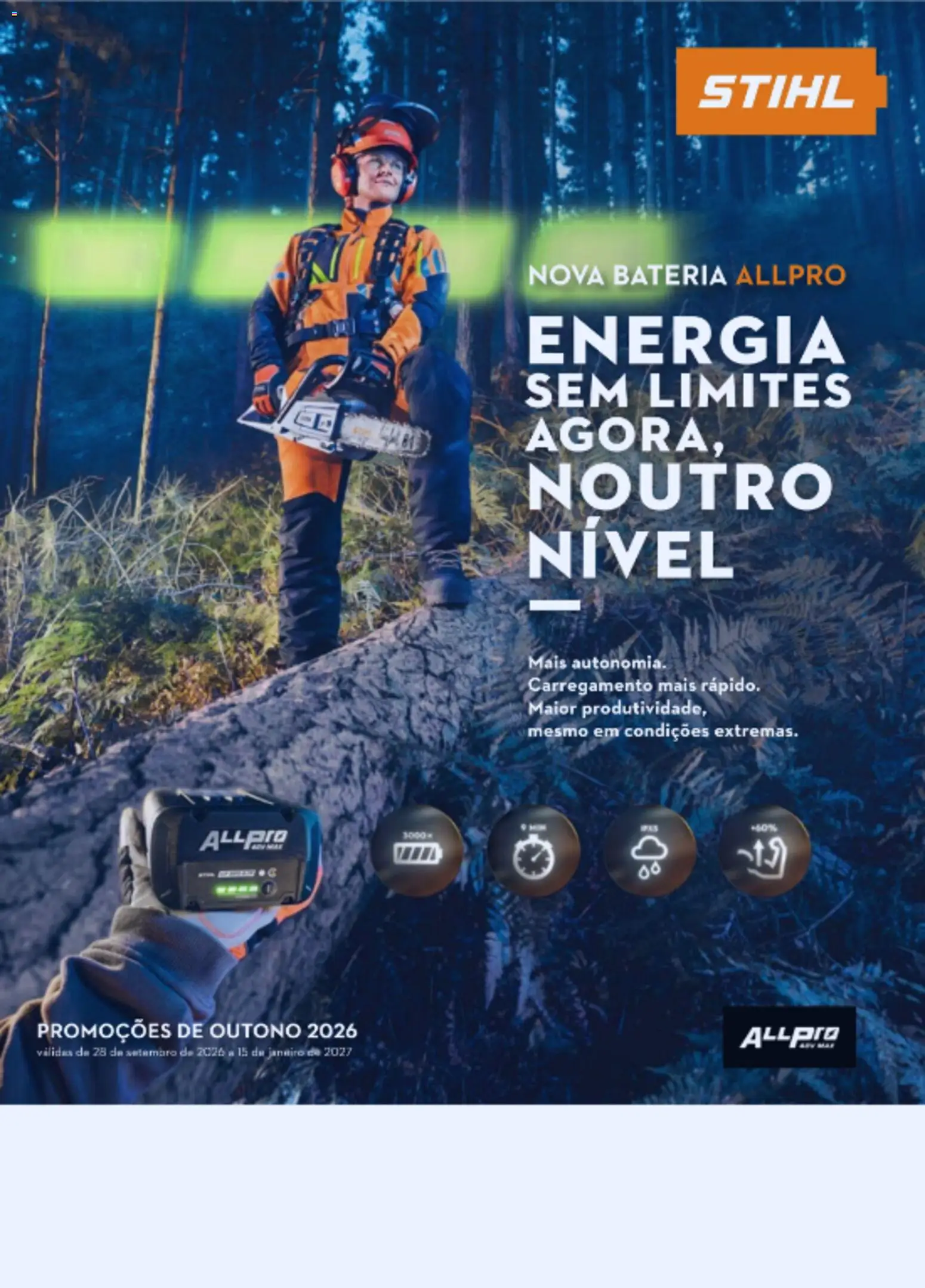 Stihl Outono Catálogo │ válido de 28/09/2026 | Página: 1 | Produtos: Bateria