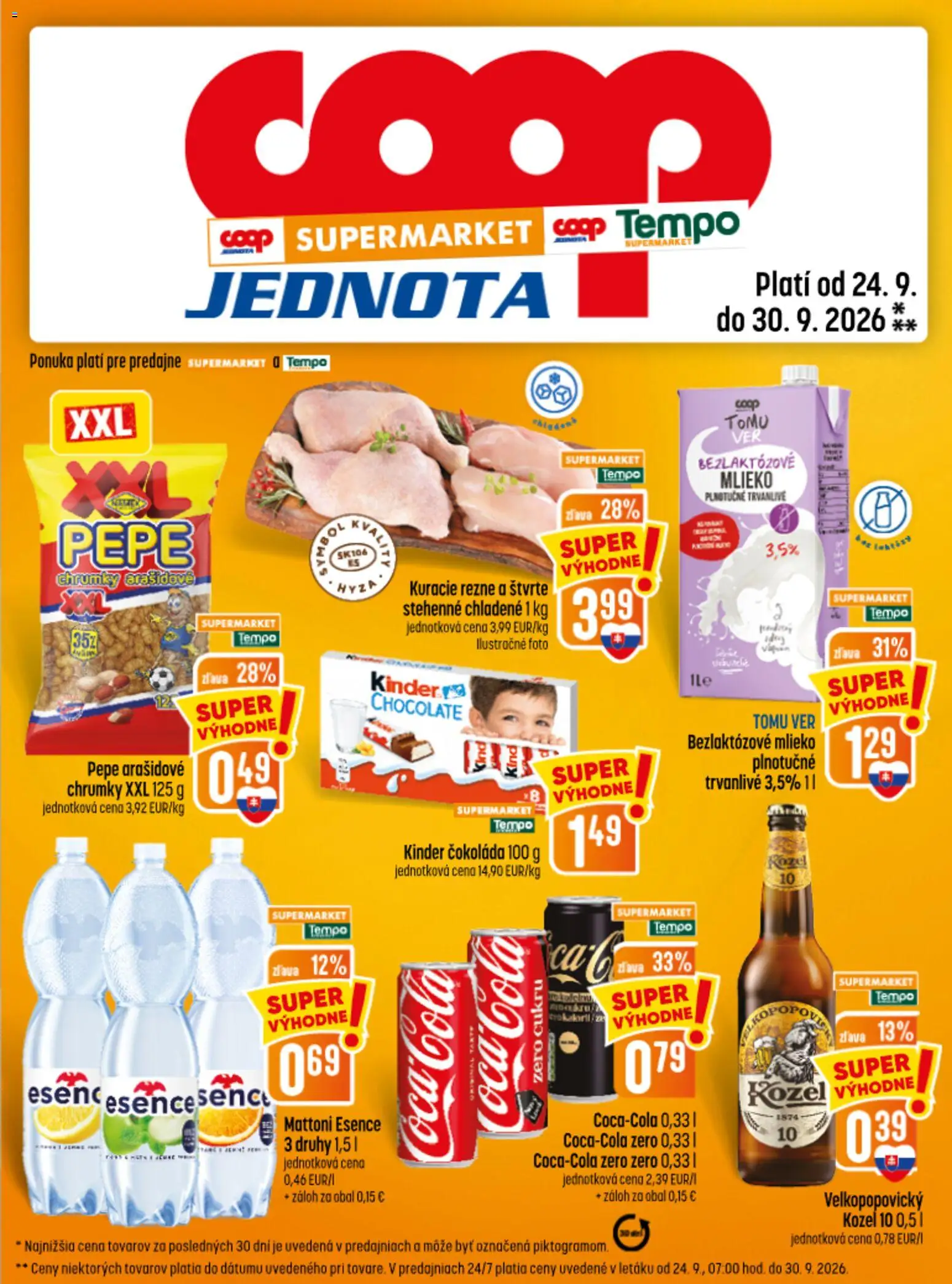 Nové COOP Jednota akcie – leták je platný od 24.09.2026 | Strana: 13