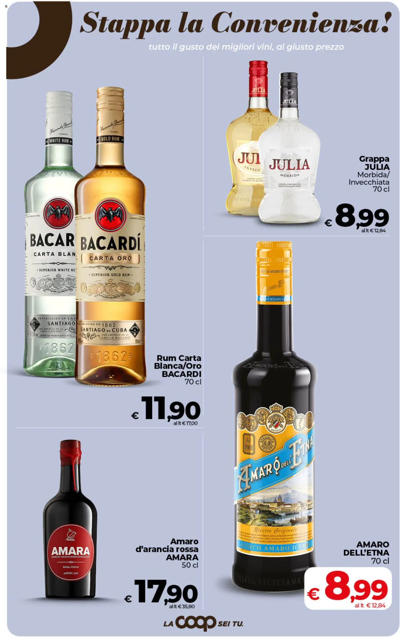 Volantino COOP del 19.05.2026 | Pagina: 36 | Prodotti: Tè, Rum, Grappa, Amaro