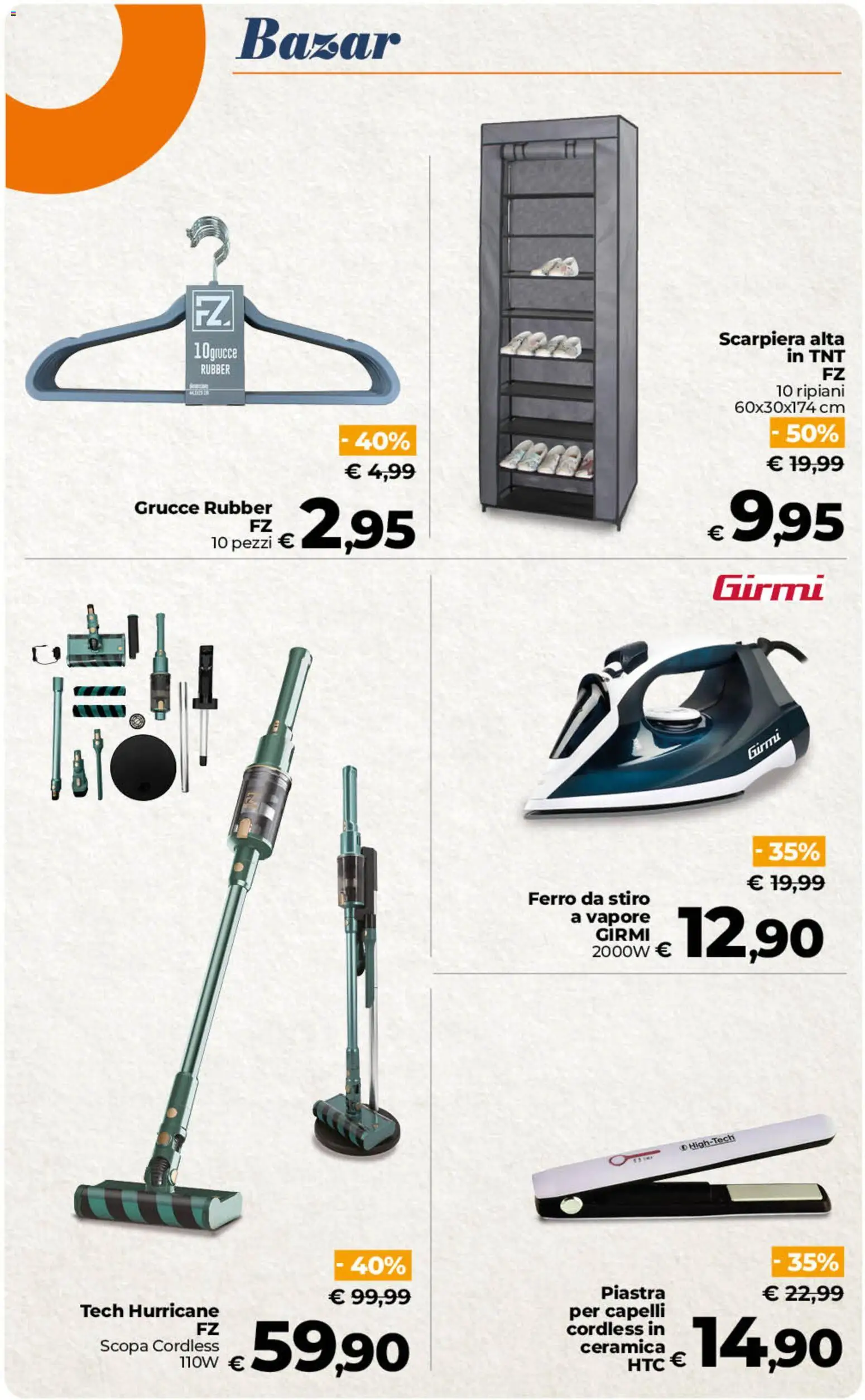 Volantino Ipercoop del 23/10/2026 | Pagina: 51 | Prodotti: Scarpiera, Ferro, Ferro da stiro, Grucce
