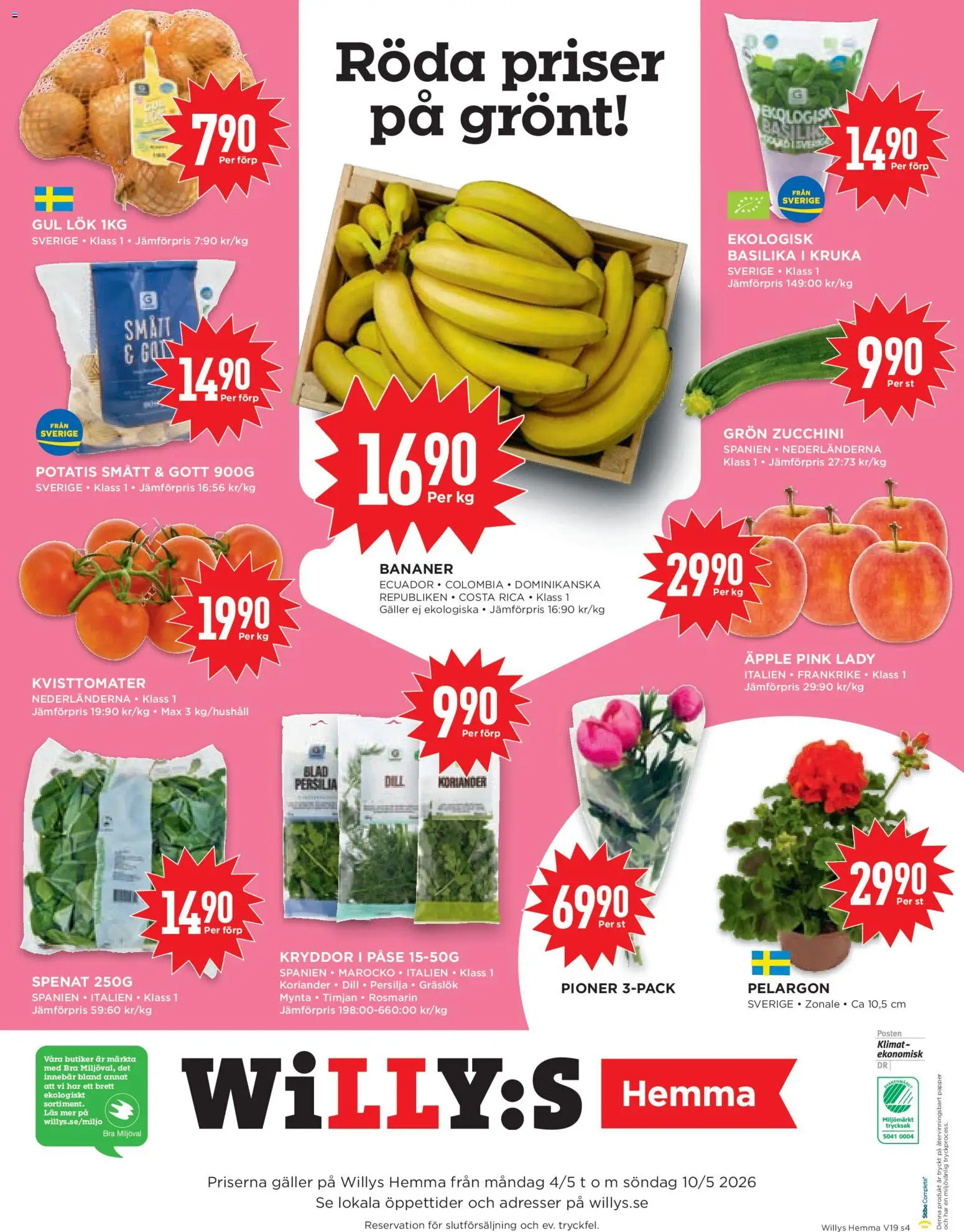 Willys reklamblad aktuell från 04.05.2026 | Sida: 4
