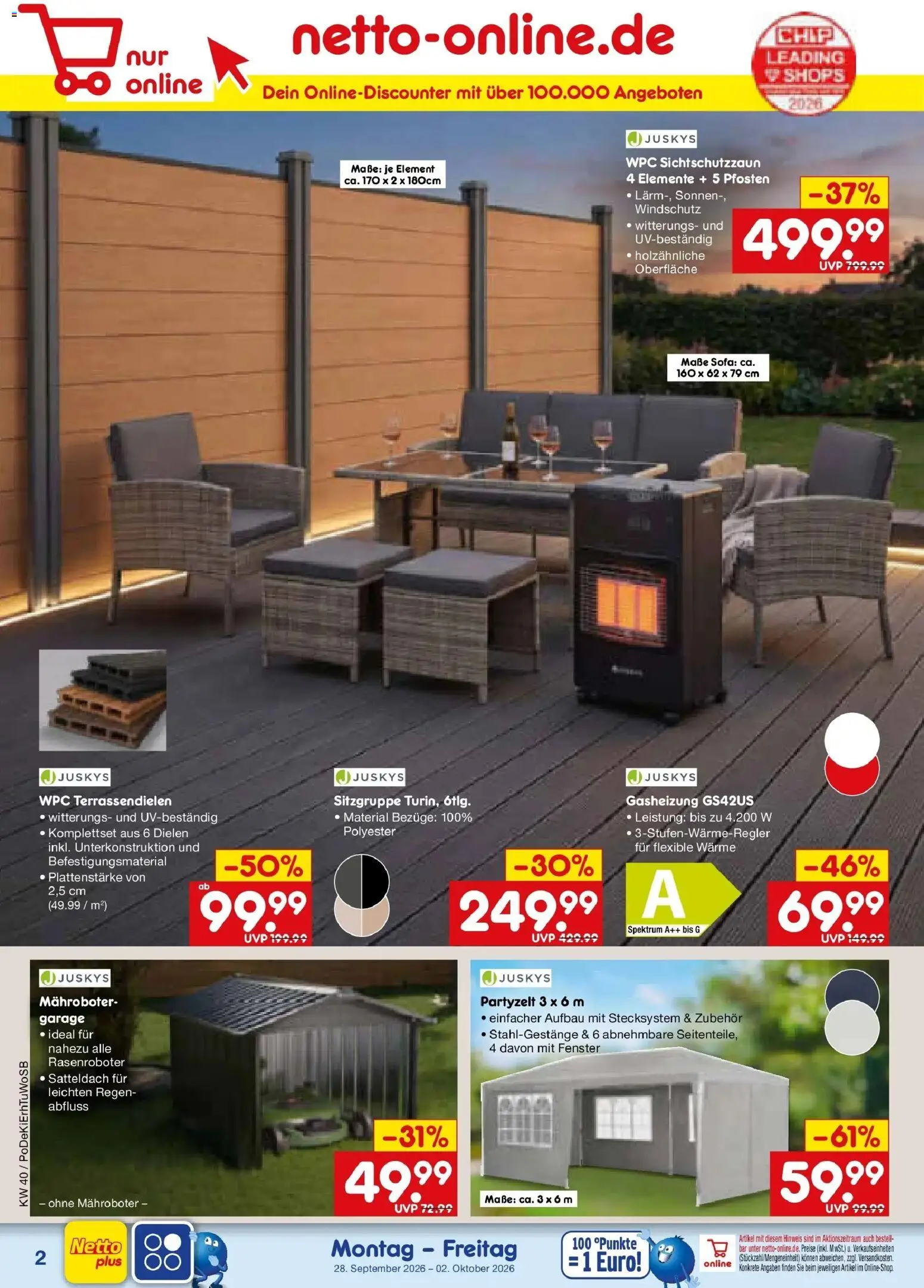 Netto Marken-Discount Prospekt Stuttgart – gültig ab 28.09.2026 | Seite: 46 | Produkte: Sofa