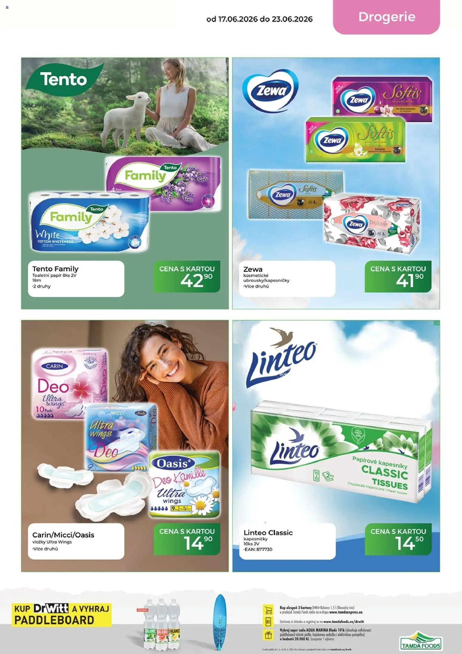 Tamda Foods leták od 17.06.2026 | Strana: 57 | Produkty: Toaletní papír, Drwitt, Paddleboard, Drogerie