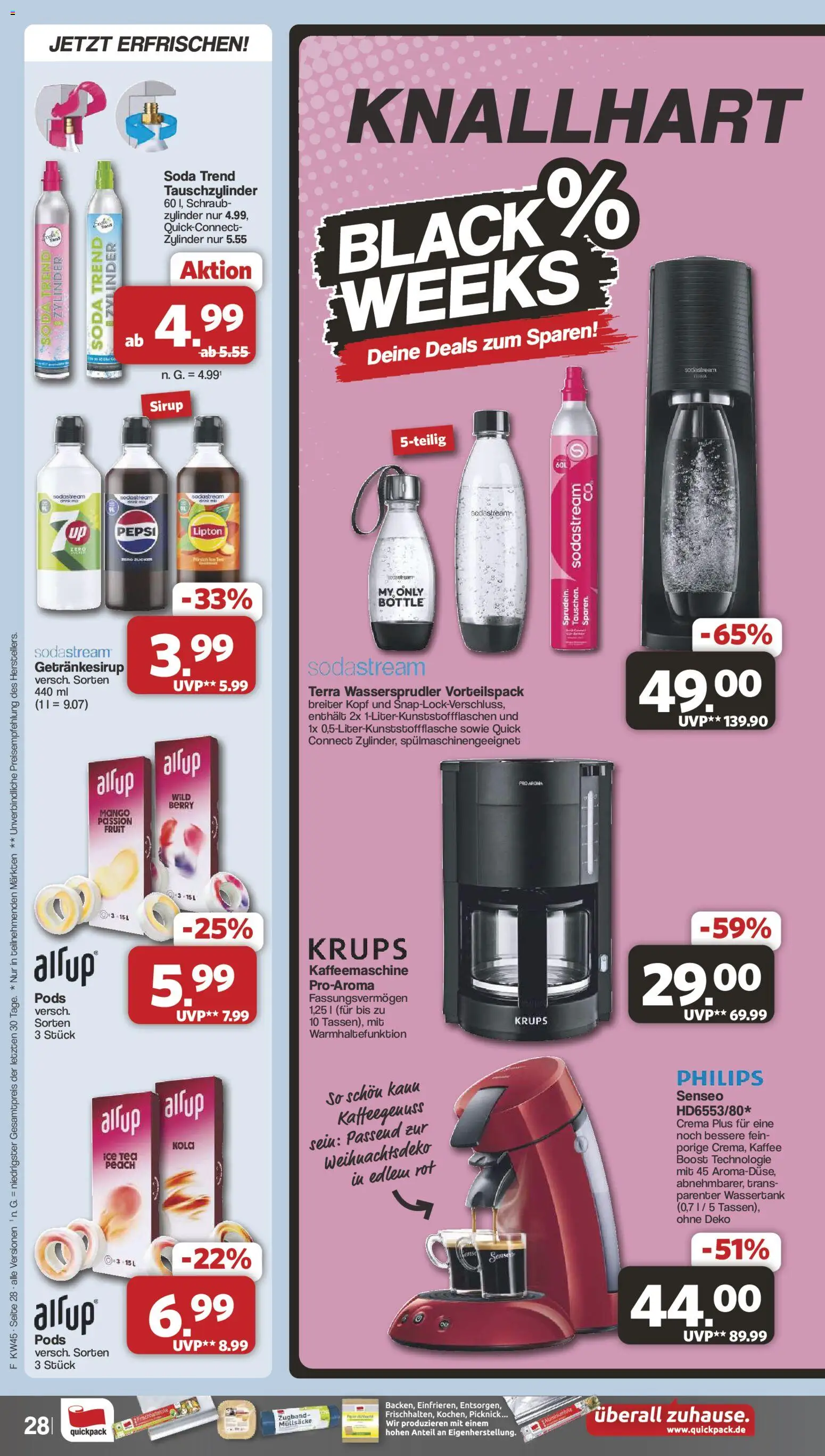 Famila Nordwest Kusten Days – gültig ab 02.11.2026 | Seite: 30 | Produkte: Philips, Senseo, Kaffee, Sirup
