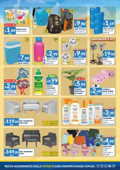 Anteprima del volantino Mister Risparmio volantino valido a partire dal 25/06/2026 | Pagina: 5 | Prodotti: Tavolino, Zaino, Vaso, Profumo
