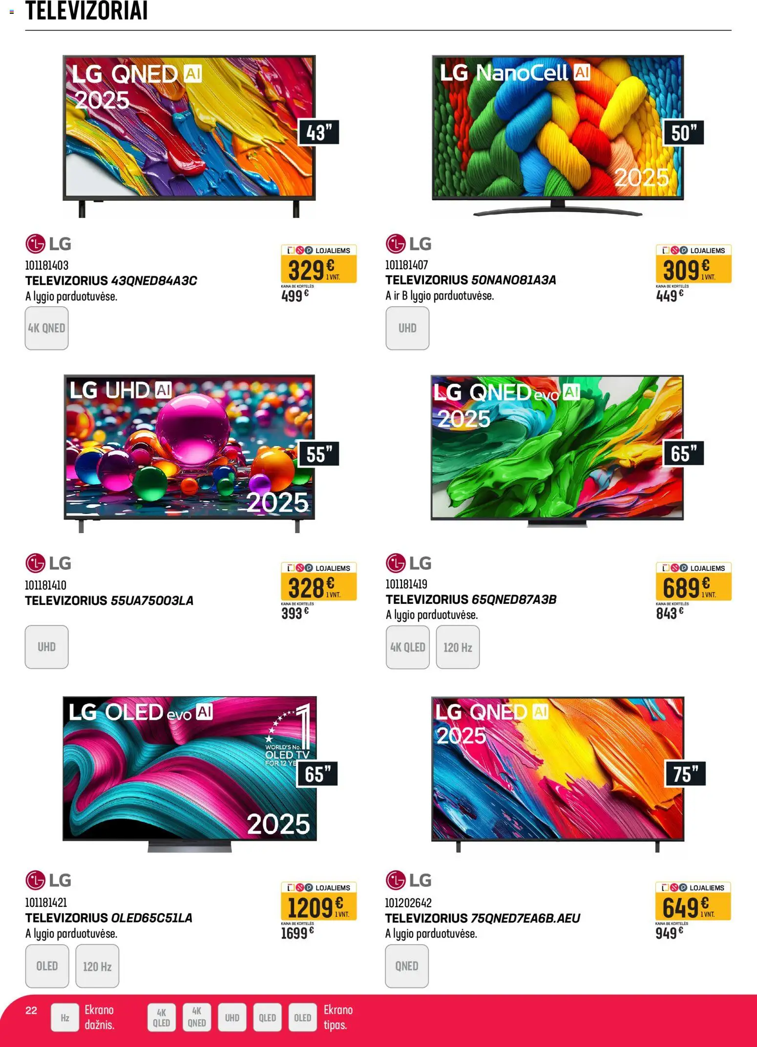 Senukai akcijos nuo 2026.04.08 | Puslapis: 22 | Prekių: Tv, Televizorius