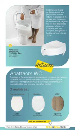 Brico Plan-it Magazine salle de bains - Voorbeeld van een folder van Brico Plan-it, geldig van 18/06/2026 | Pagina: 105 | Producten: Lever, Wc, La