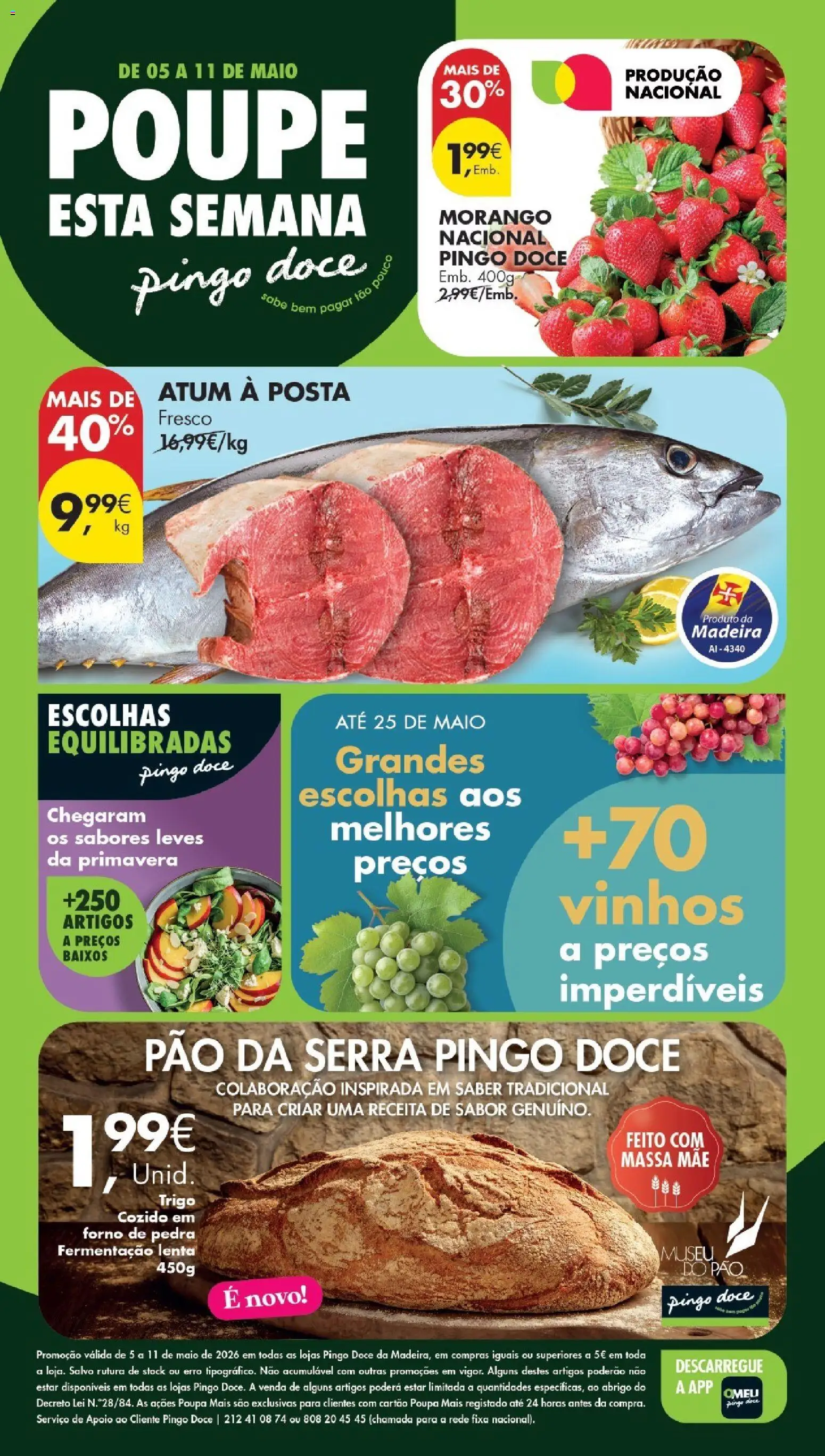 Pingo Doce Poupe Esta Semana Madeira │ válido de 05.05.2026 | Página: 36 | Produtos: Atum, Forno, Pão, Massa
