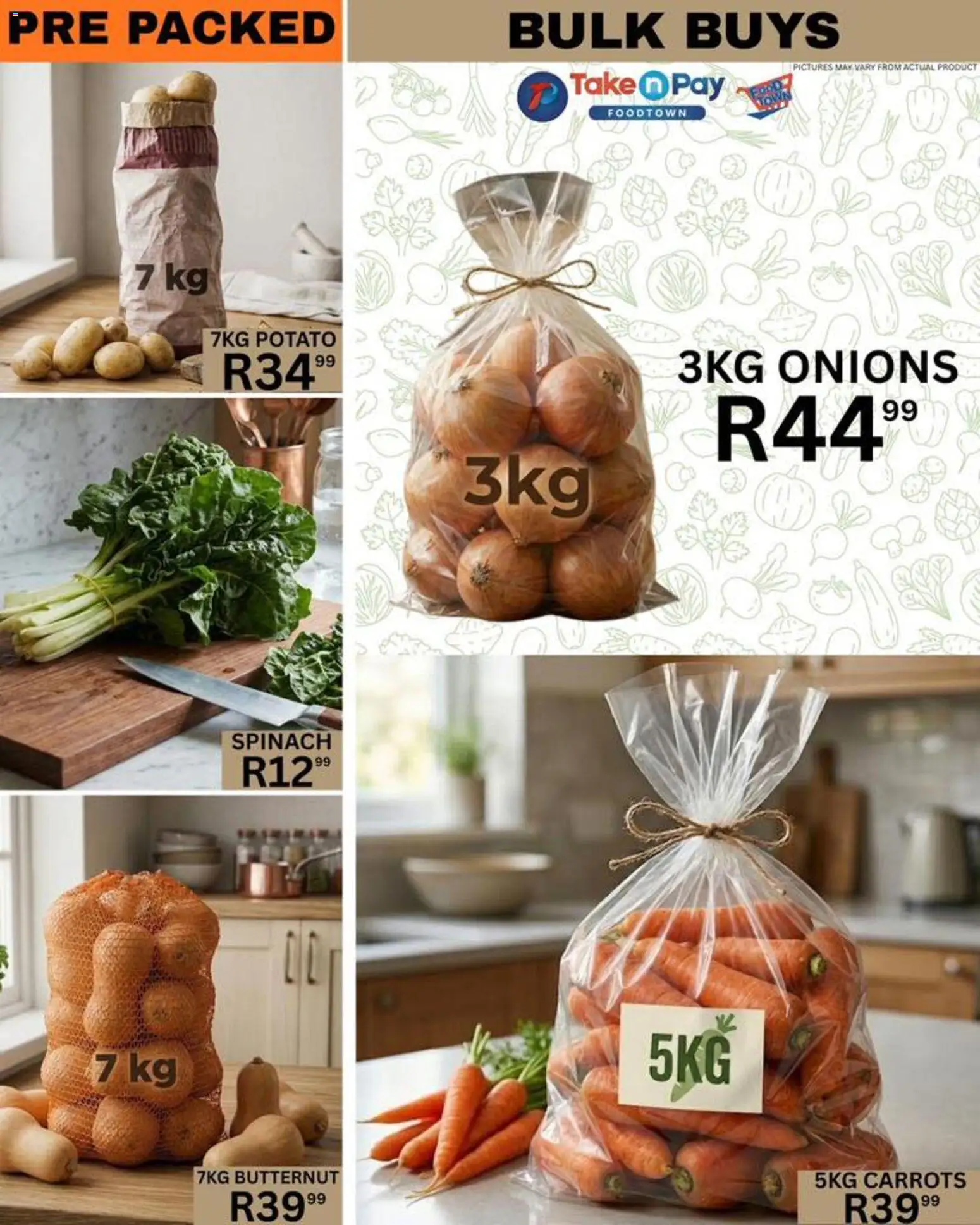 New Take n Pay catalogue – valid from 24.05.2026 | Page: 12 | Products: Carrots, Onions