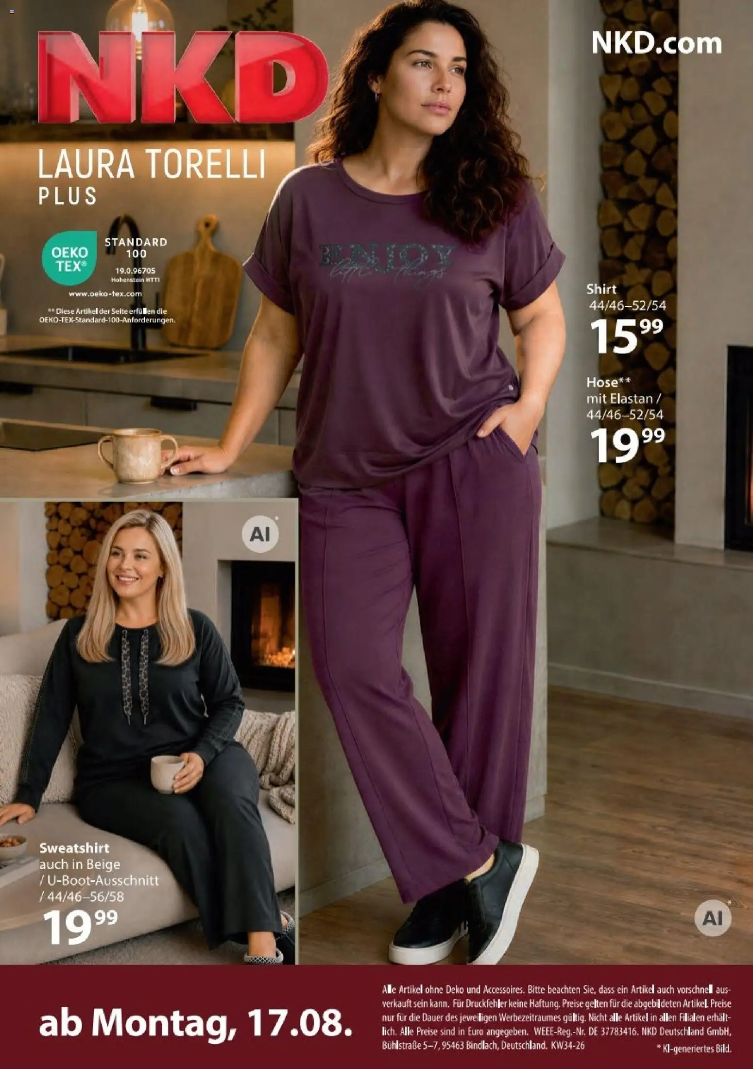 NKD Prospekt aktuell gültig ab 17.08.2026 | Seite: 6 | Produkte: Hose