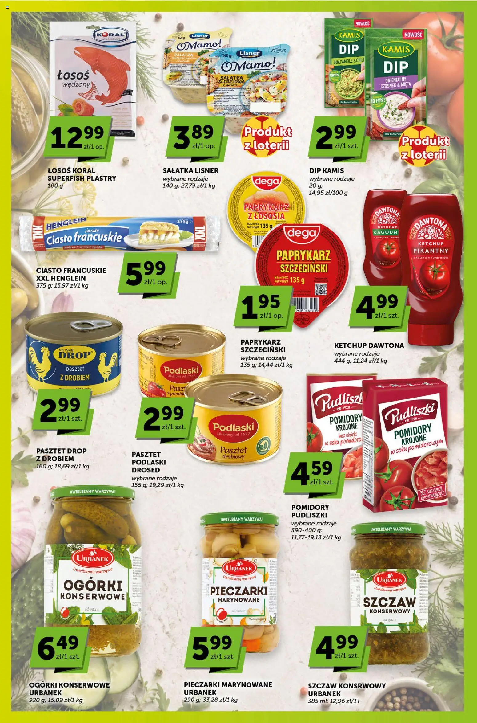 Euro Sklep gazetka - Sprawdź, co więcej od 30.06.2026 | Strona: 11 | Produkty: Paprykarz, Ciasto francuskie, Łosoś, Warzywa