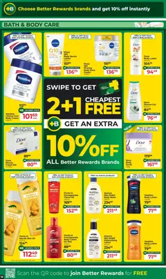 Dis-Chem specials catalogue – valid from 11/08/2026 | Page: 15 | Products: Bath, Shower, Body cream, Scrub