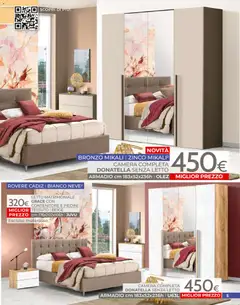 Anteprima del volantino Mondo Convenienza volantino Camere valido a partire dal 01/07/2026 | Pagina: 5 | Prodotti: Letto matrimoniale, Contenitore, Letto, Materasso