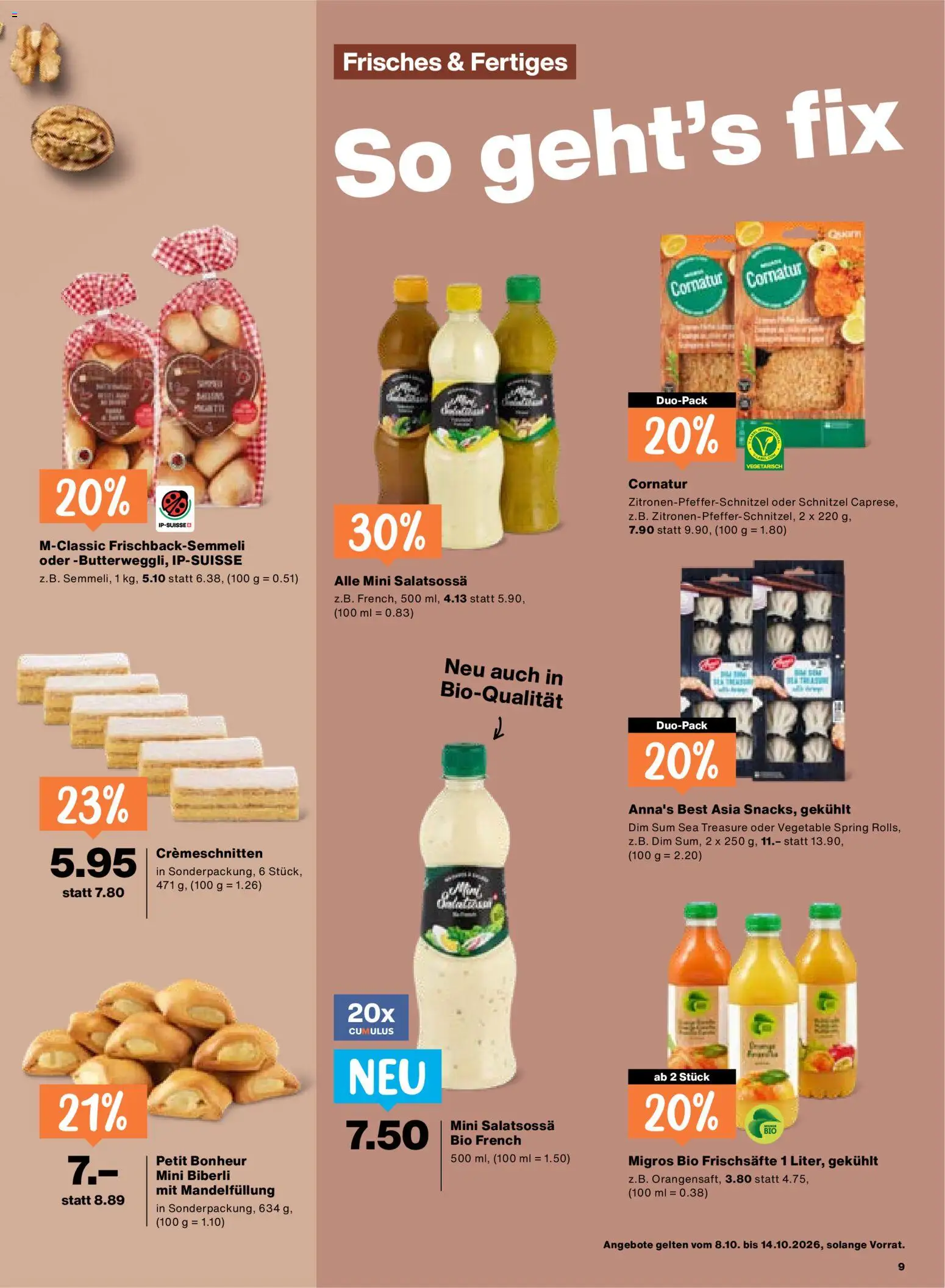Migros aktionen – gültig ab 08.10.2026 | Seite: 9