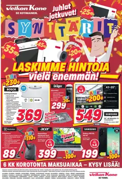 Veikon Kone-mainoslehti voimassa 07/09/2026 alkaen