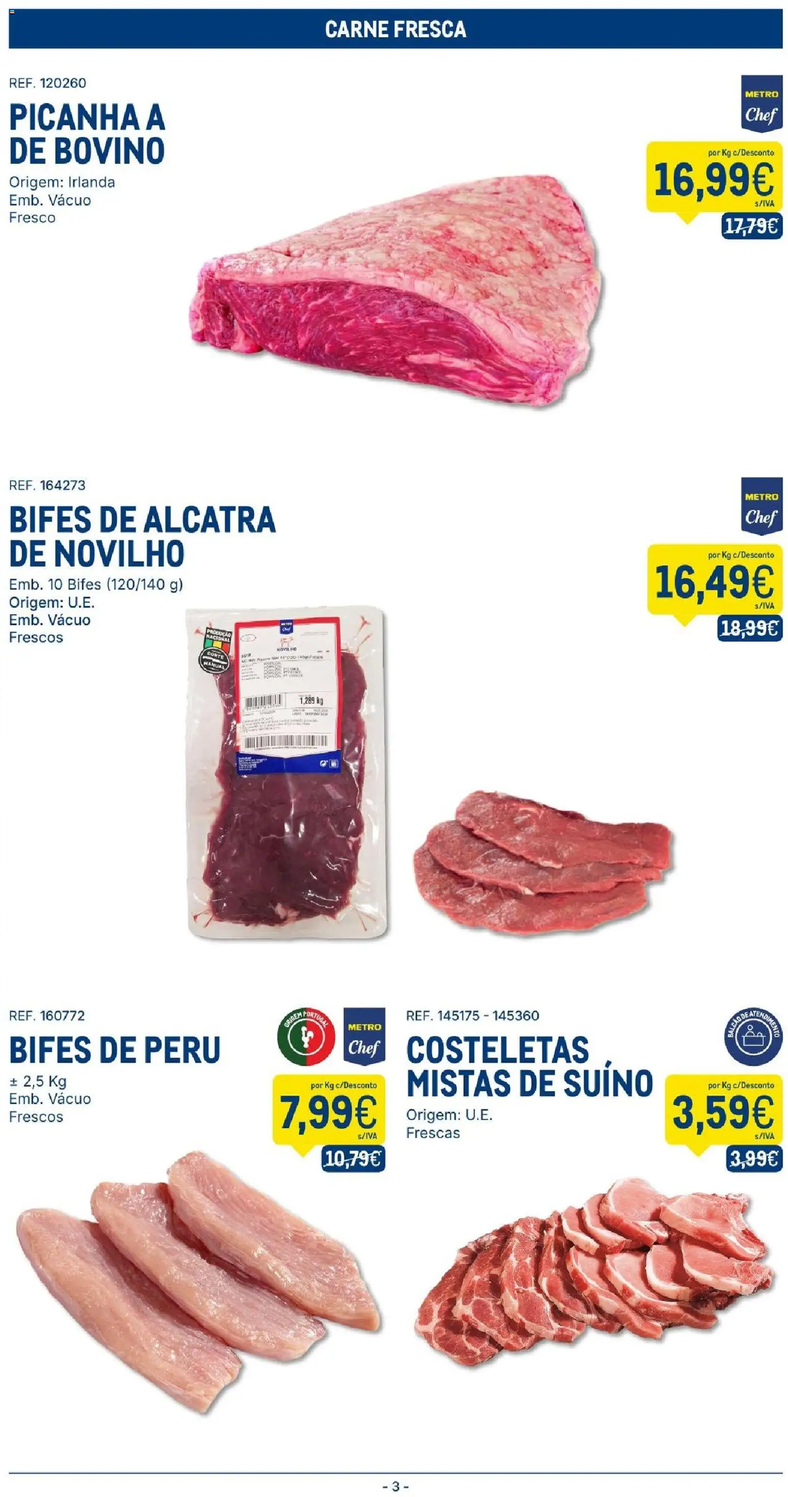 Makro folheto │ válido de 01/09/2026 | Página: 3 | Produtos: Peru, Pão, Carne