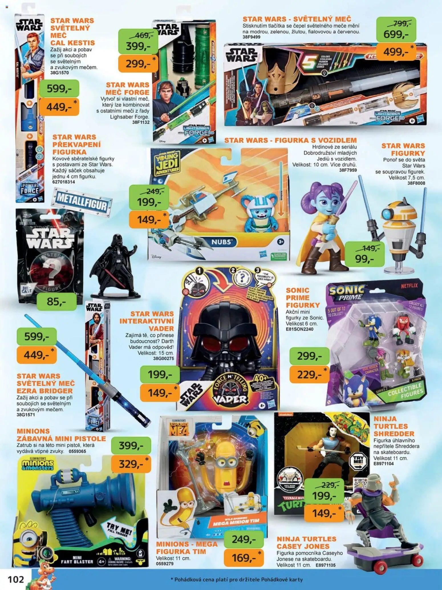Dráčik katalog - Vánoce od 08.10.2026 | Strana: 102 | Produkty: Figurky, Karty, Sáček