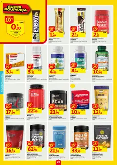 Pré-visualização Auchan folheto válido de 17/09/2026 | Página: 20 | Produtos: Curcuma, Cápsulas, Chocolate, Proteina