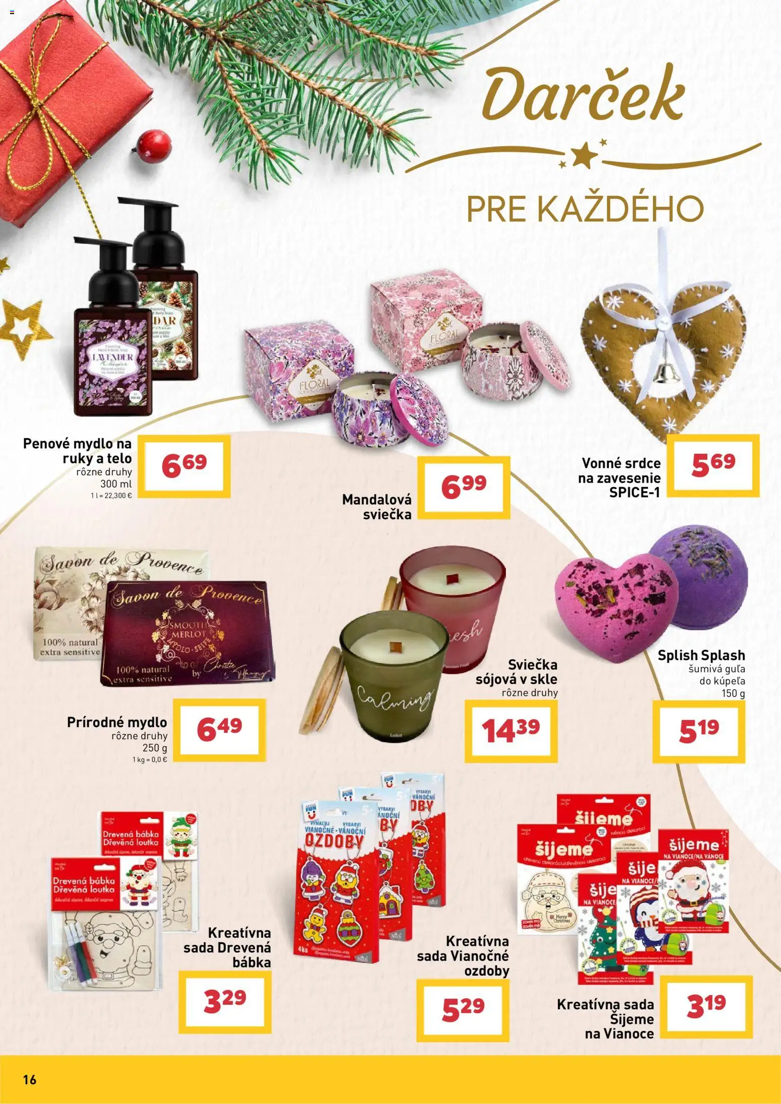 Nové Billa akcie – leták je platný od 14.10.2026 | Strana: 16 | Produkty: Mydlo