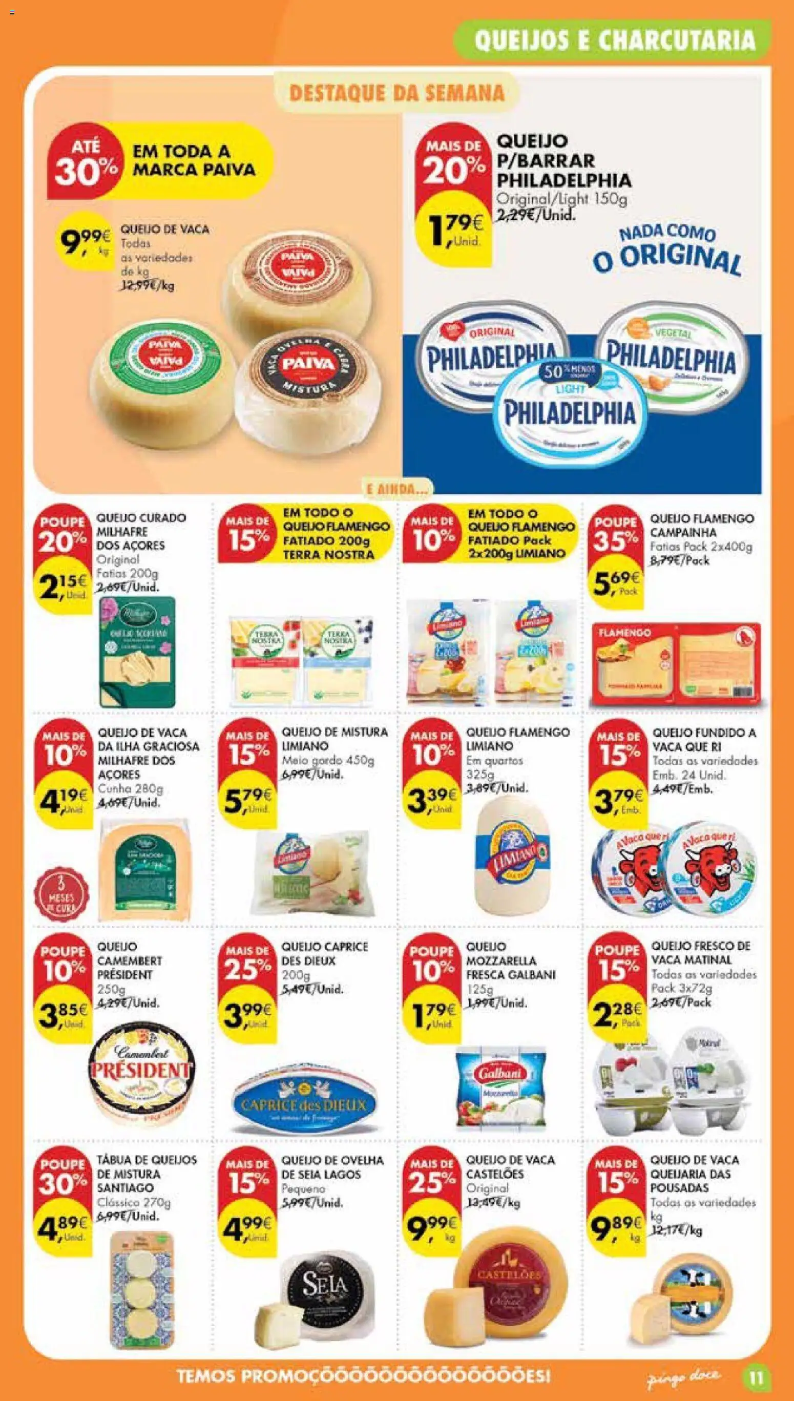 Pingo Doce Poupe Esta Semana Madeira │ válido de 04/08/2026 | Página: 11 | Produtos: Tábua, Campainha, Queijo