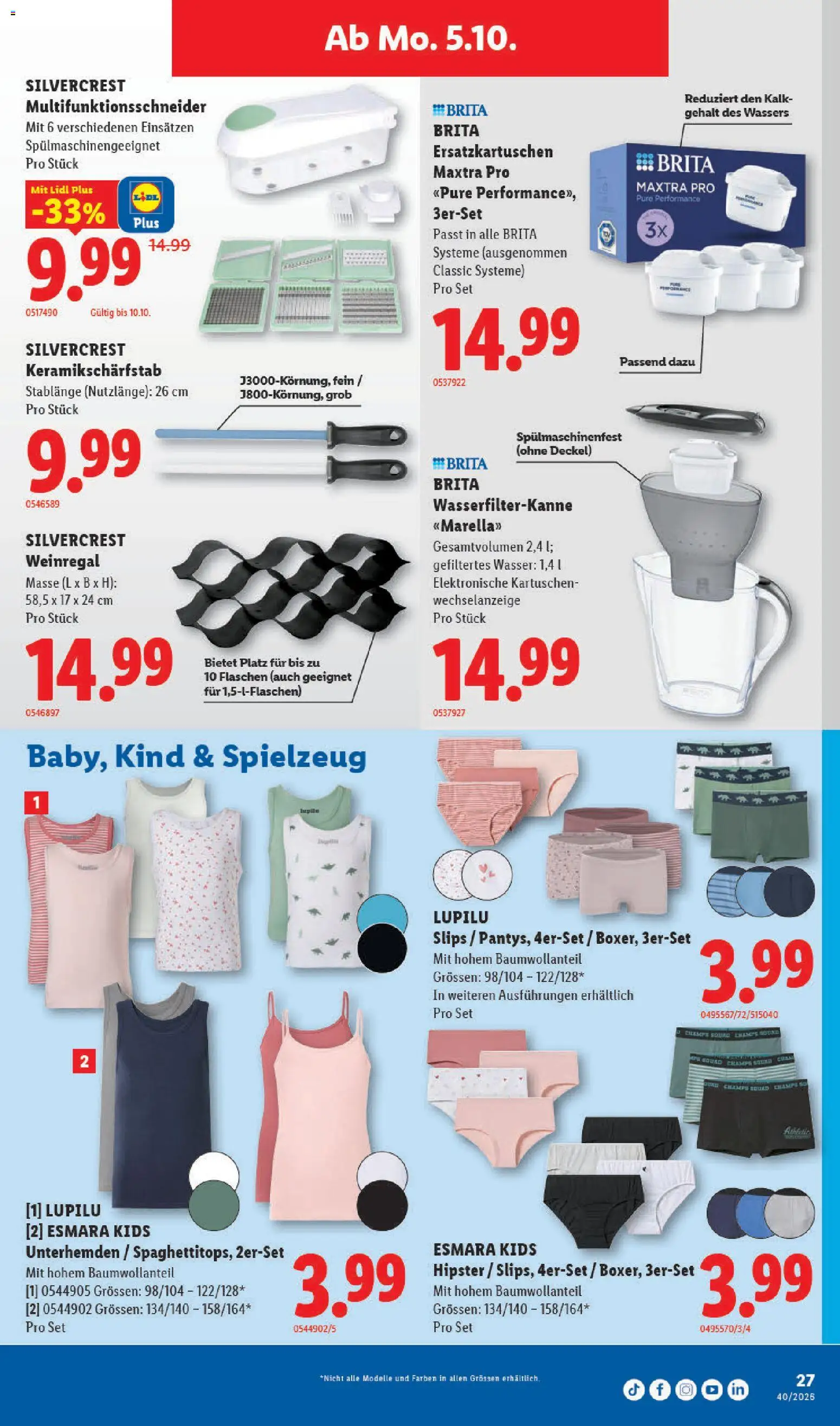 Lidl aktionen – gültig ab 01.10.2026 | Seite: 27