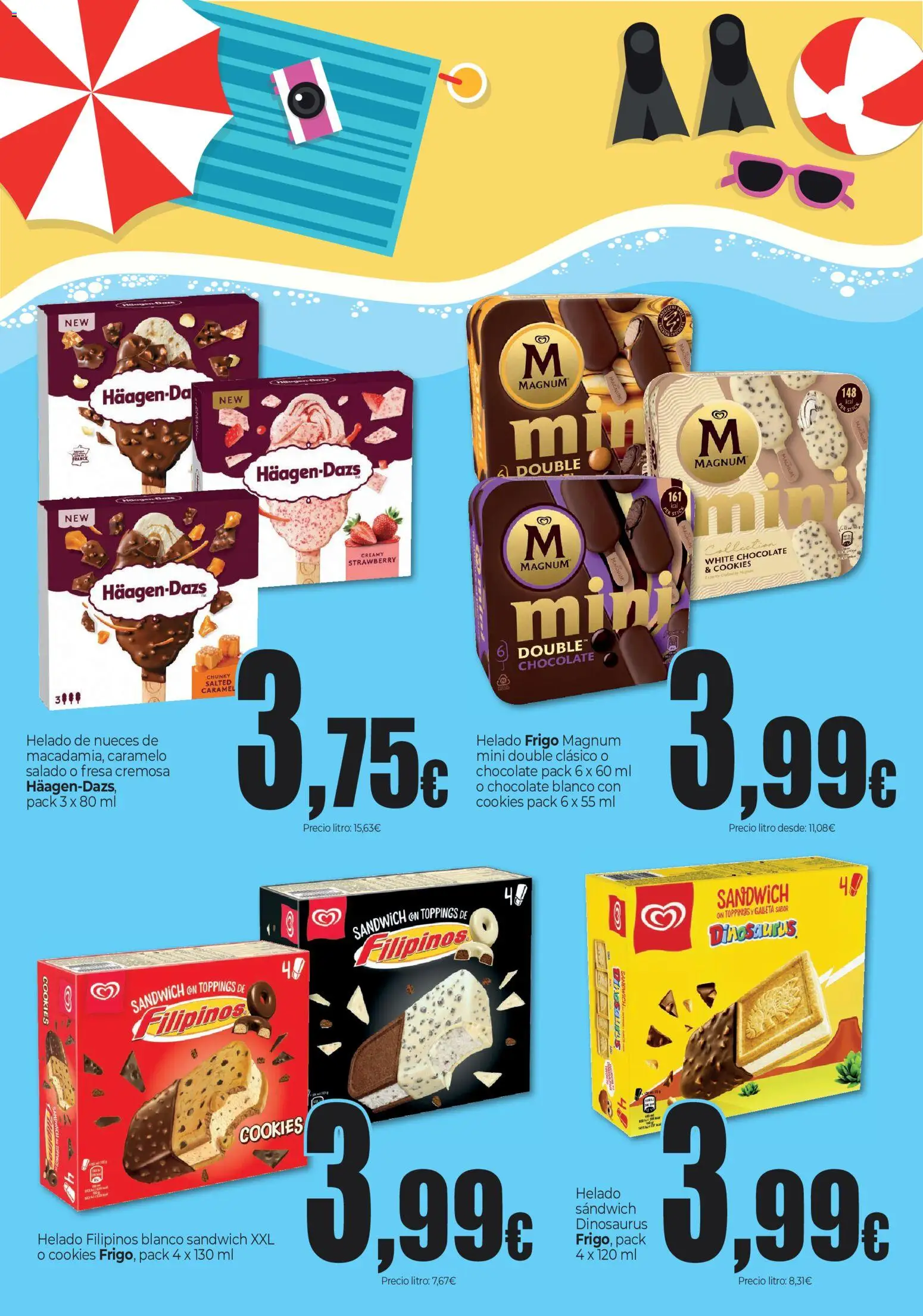 Unide - El verano ya está aquí │ válido desde el 28.05.2026 | Página: 4 | Productos: Chocolate, Helado