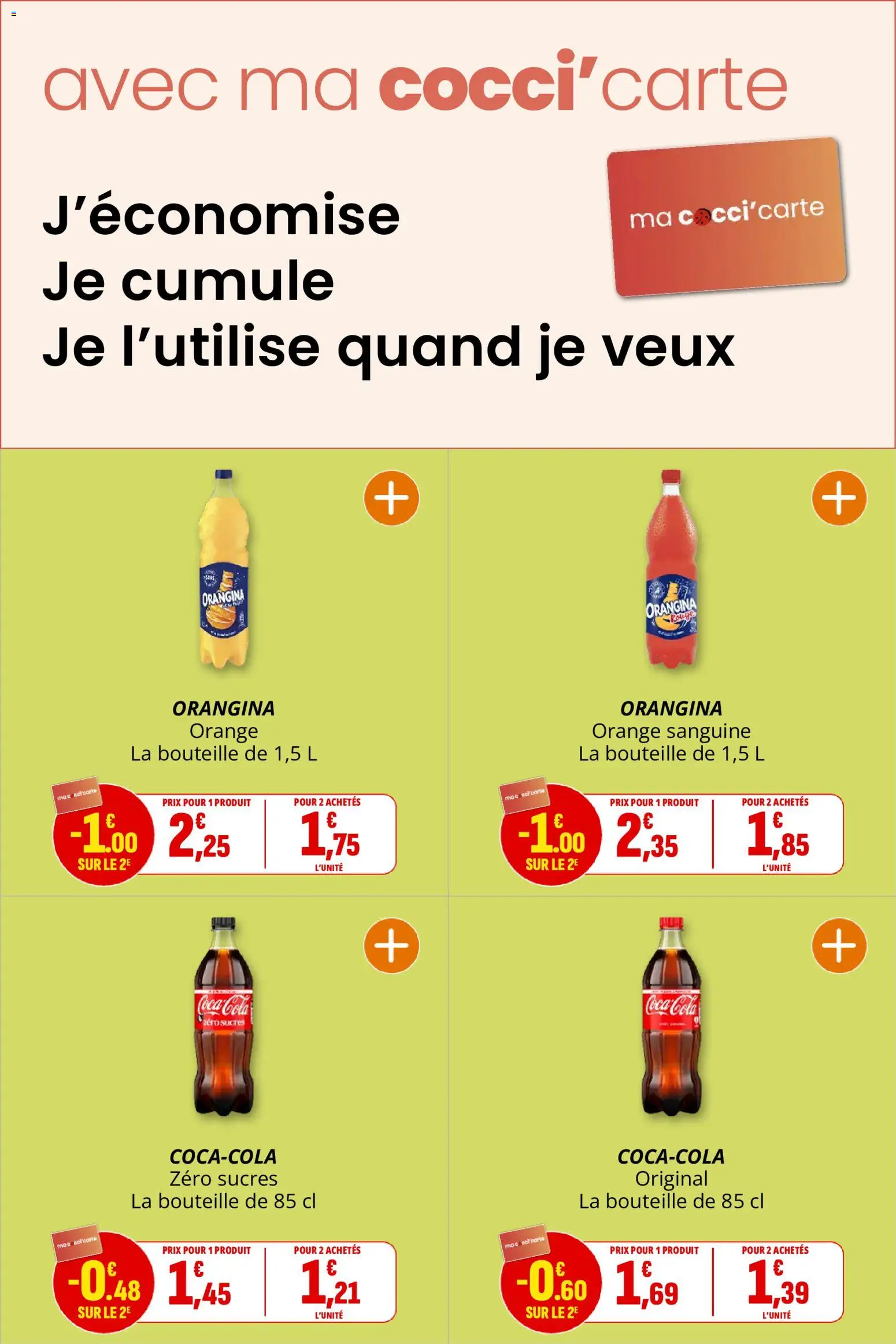{H1} | Page: 22 | Produits: Orangina, Coca, Bouteille, Coca cola