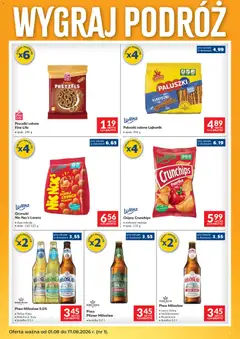 Pogląd oferty "Makro gazetka - Konkursowa "Wygraj Podróż" - ważna od 01.08.2026 | Strona: 7 | Produkty: Chipsy, Piwo, Orzeszki, Yerba mate
