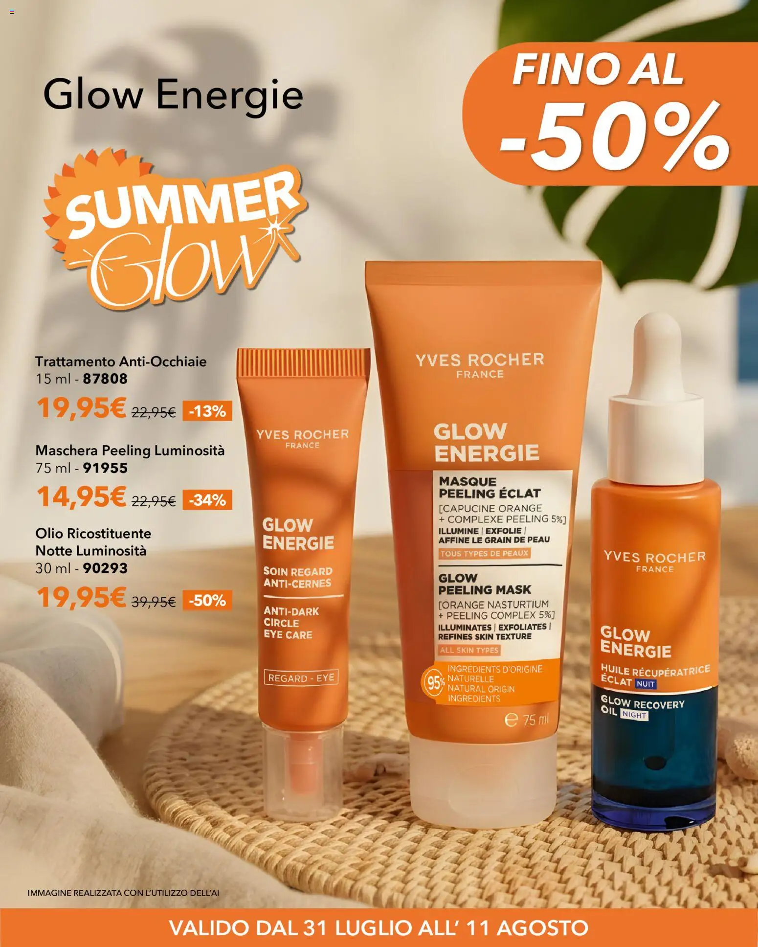 Volantino Yves Rocher del 31/07/2026 | Pagina: 4 | Prodotti: Maschera, Peeling, Olio