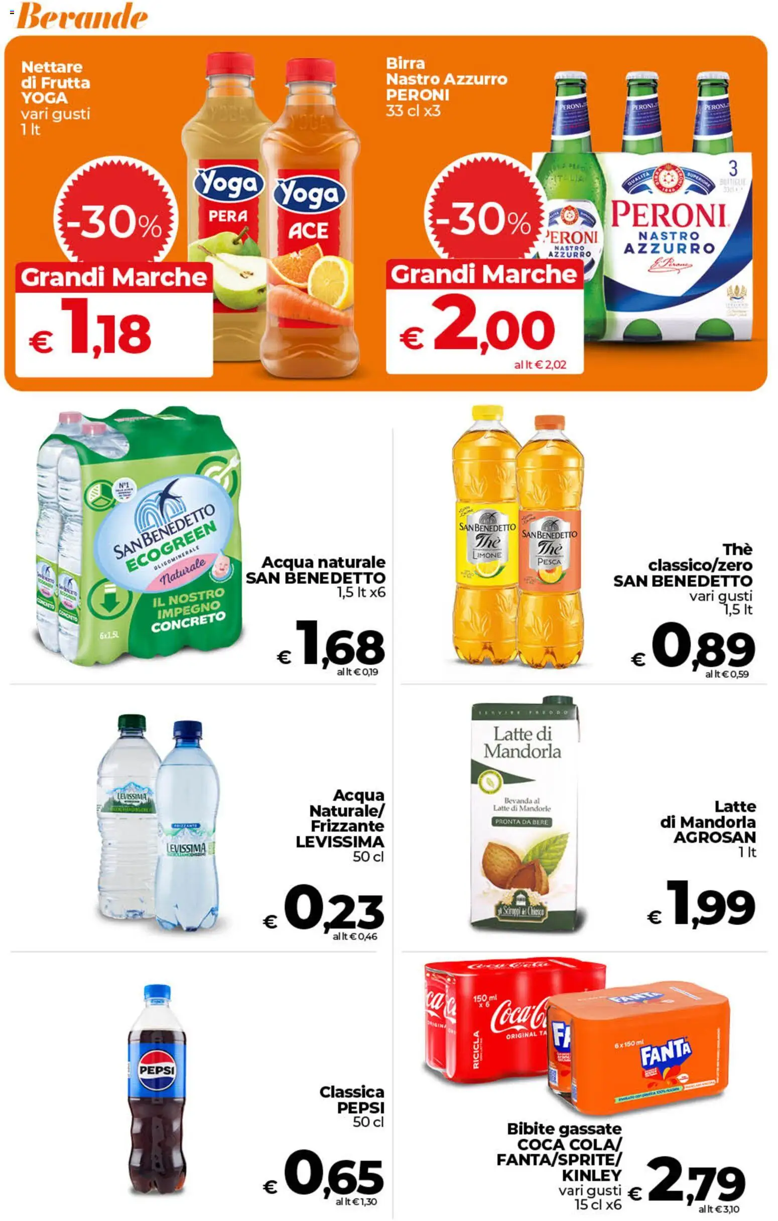 Volantino Ipercoop del 07.05.2026 | Pagina: 44 | Prodotti: Latte, Pesca, Bibite, Fanta
