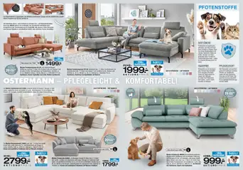 Ostermann Prospekt Gartenmöbel ab 16.04.2026 gültig | Seite: 10 | Produkte: Wohnlandschaft, Hocker, Kissen