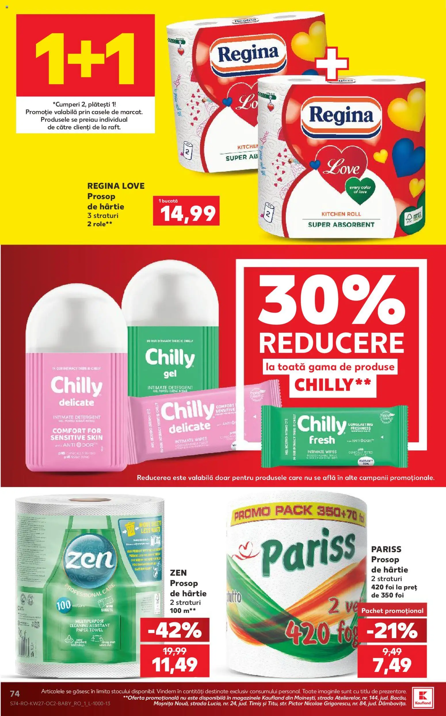 Kaufland RO akciós ujság - amely érvényes a következő dátumtól: 2026.07.01. | Oldal: 74