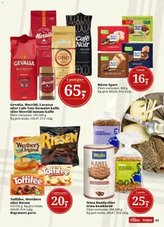 Dagli'Brugsen - Tilbudsavis uge 29-30 gyldig fra 17/07/2026 | Side: 15 | Produkter: Kaffe, Knækbrød, Nougat, Instant Kaffe