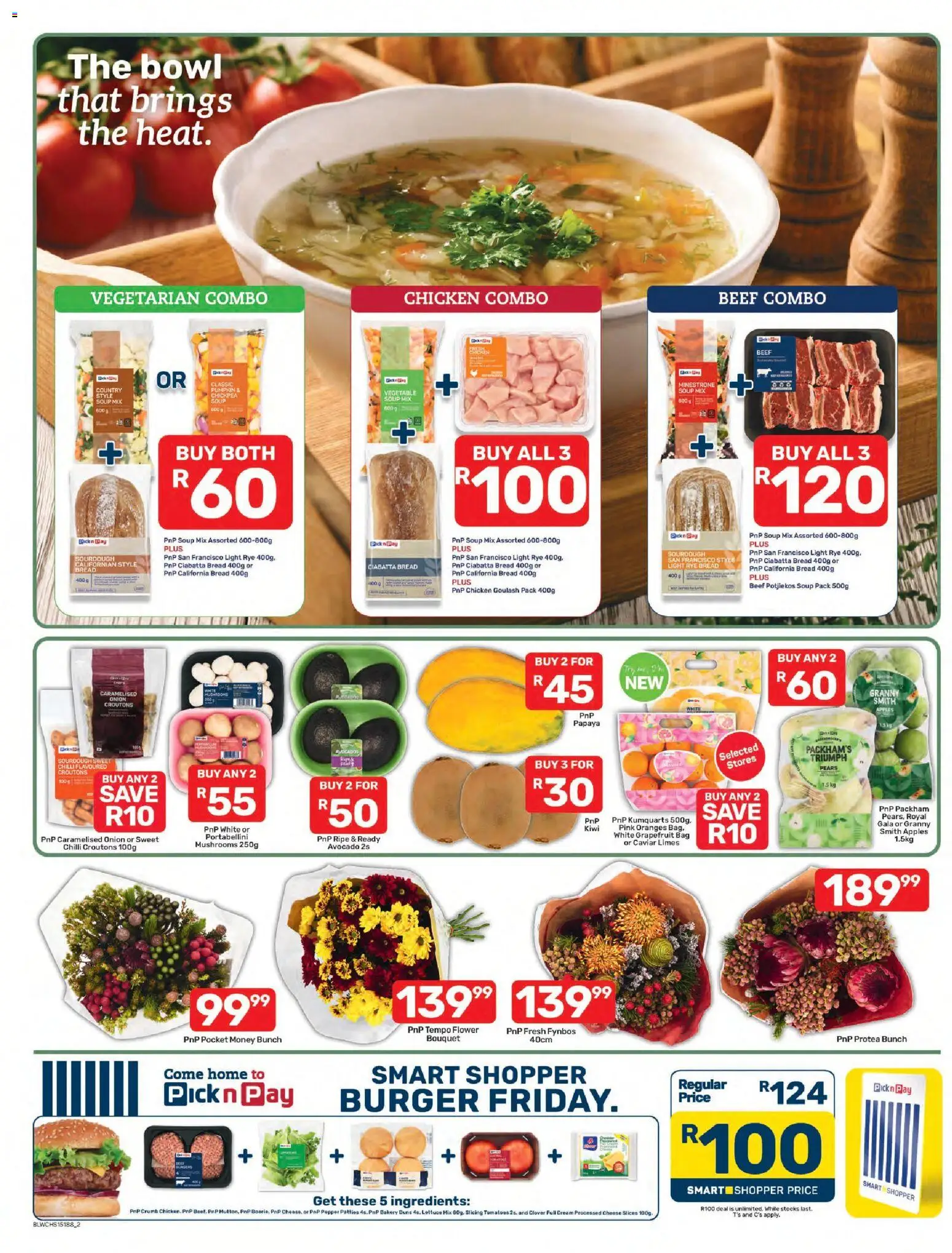 New Pick n Pay catalogue – valid from 20/07/2026 | Page: 2 | Products: Bakery, Light, Apples, Avocados