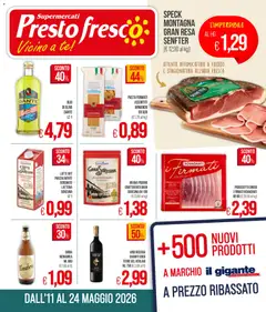 Anteprima del volantino Presto Fresco volantino valido a partire dal 11.05.2026