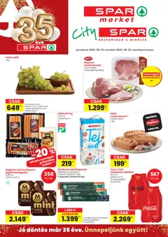 Spar Market akciós újság - amely érvényes a következő dátumtól: 2026.08.19.